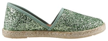 VERBENAS CARMEN GLITTER Espadrille, Slipper, Sommerschuh, Strandschuh mit Glitzer