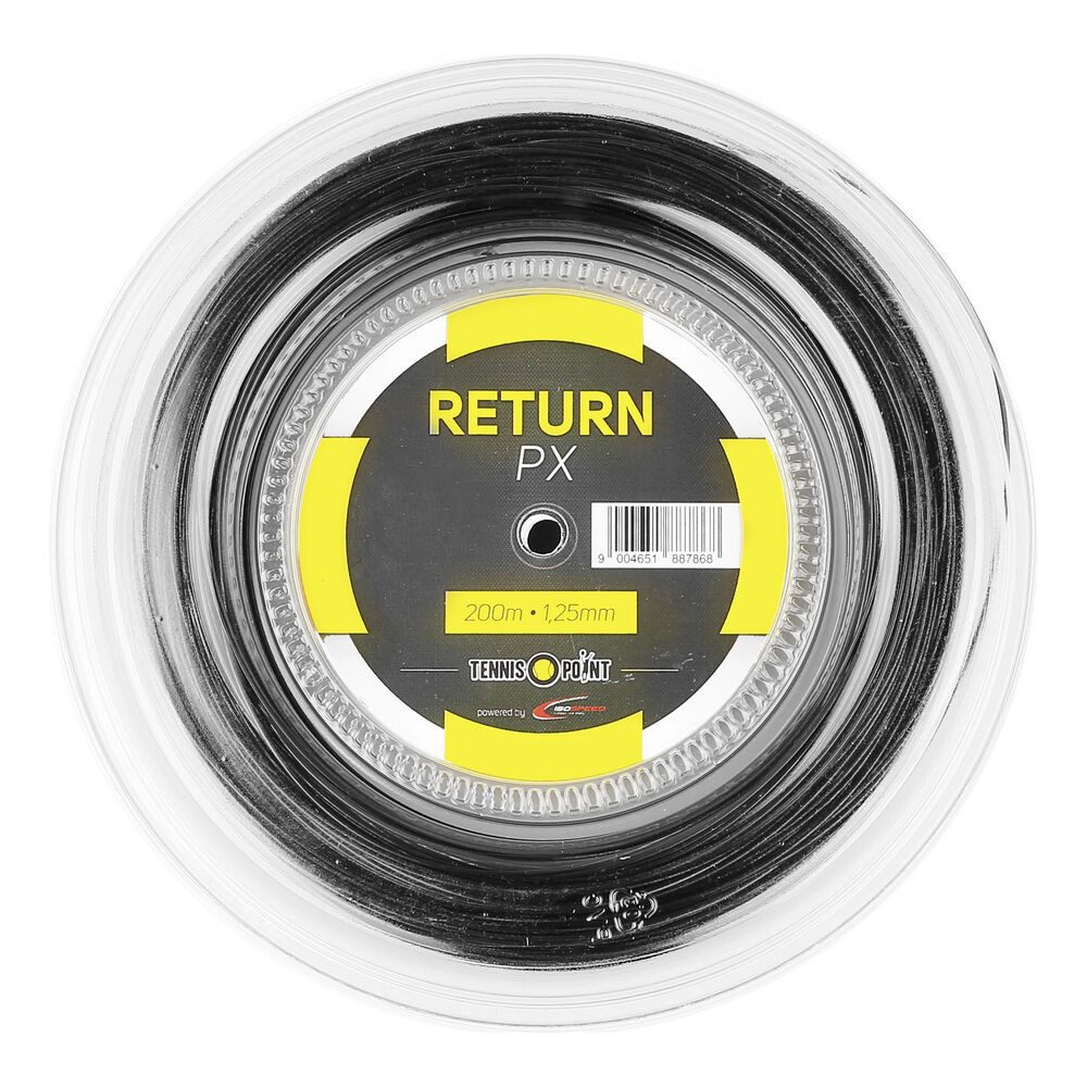 Tennissaite Return PX 200m schwarz