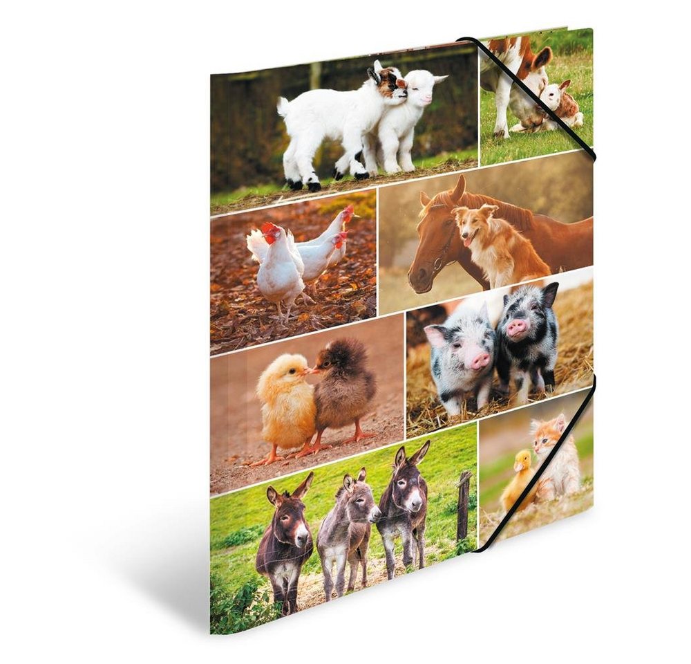 Thumbnail - HERMA Organisationsmappe Sammelmappe A3 Karton Bauernhoftiere