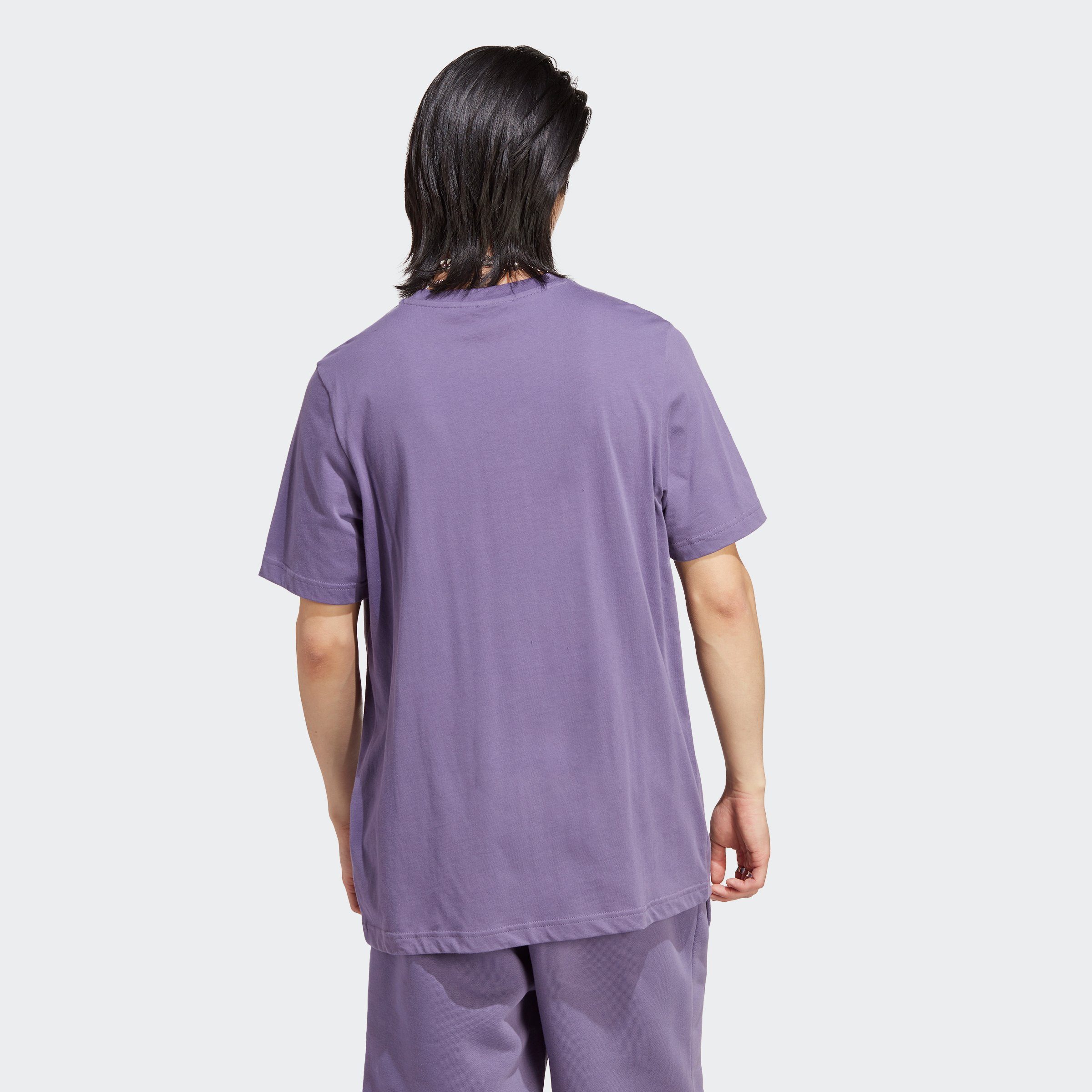 adidas Originals T-Shirt TREFOIL ESSENTIALS Purple Tech