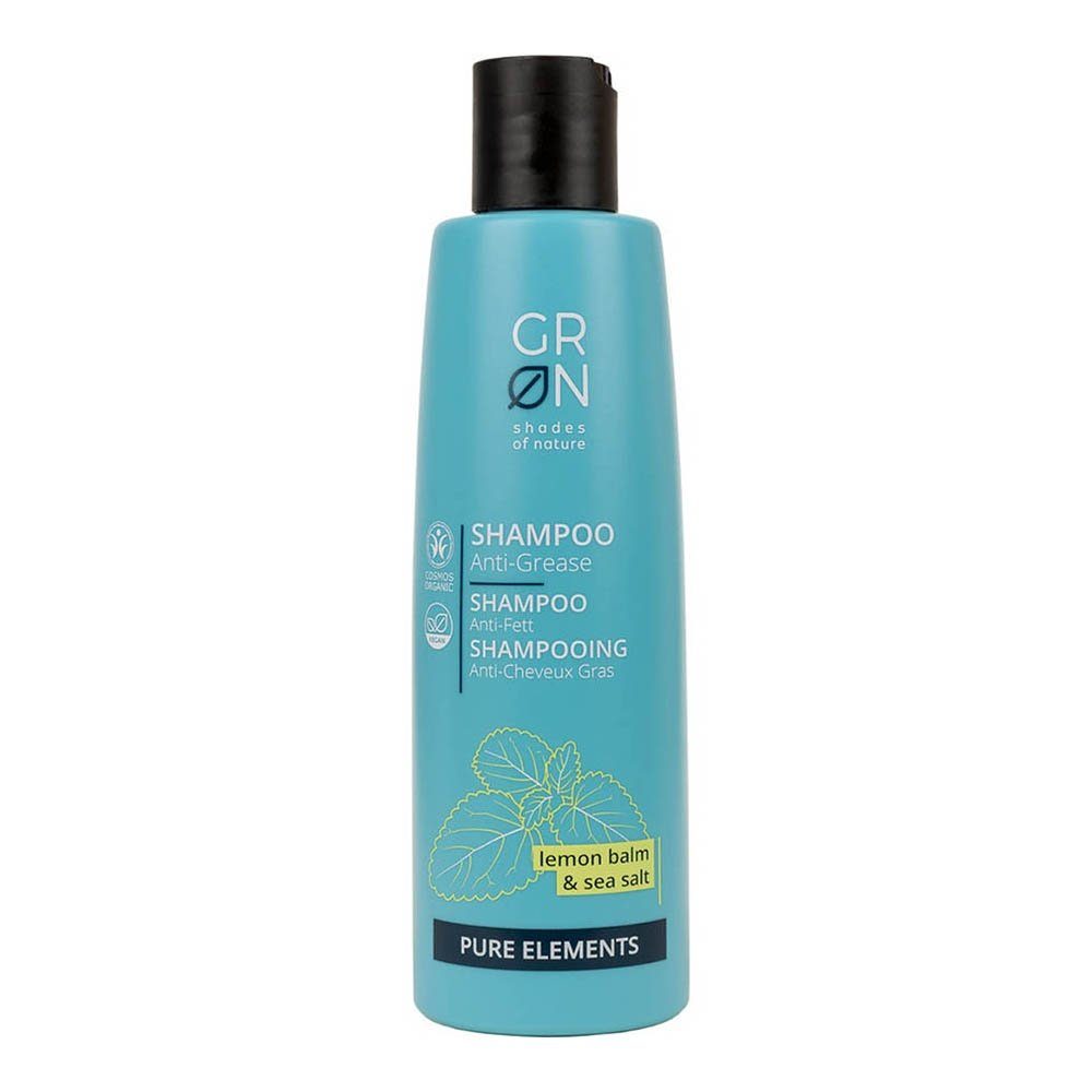 GRN - - salt Haarshampoo Pure Shampoo sea 250ml & AntiFett balm Elements Shades of nature lemon