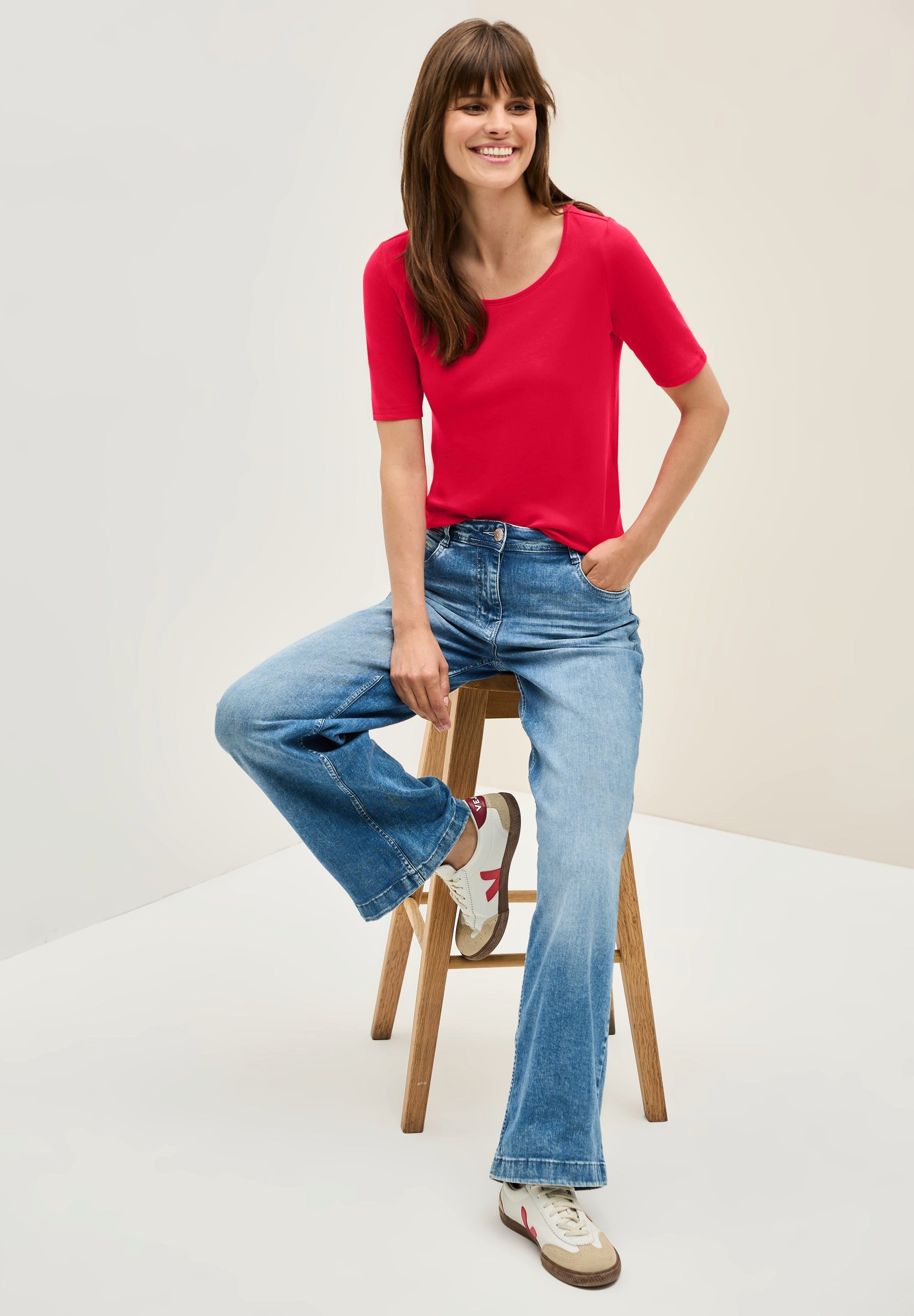 CECIL T-Shirt Style Lena (1-tlg) günstig online kaufen
