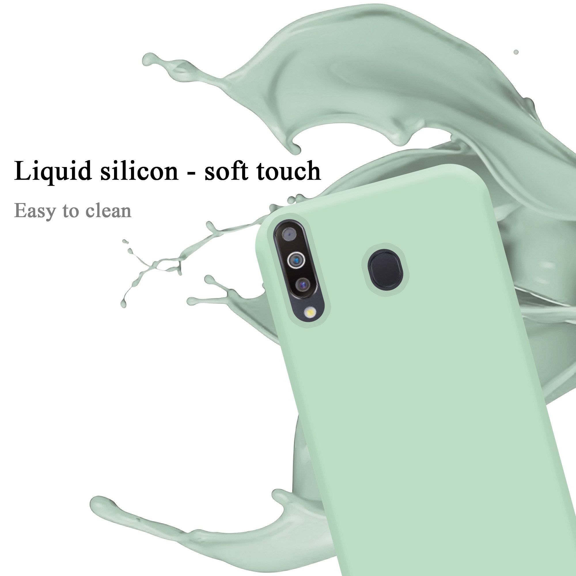Cadorabo Handyhülle für Samsung Galaxy M30 / A40s Hülle Samsung Galaxy M30 / A40s, Flexible Hülle TPU Silikon Schutzhülle Back Cover Case