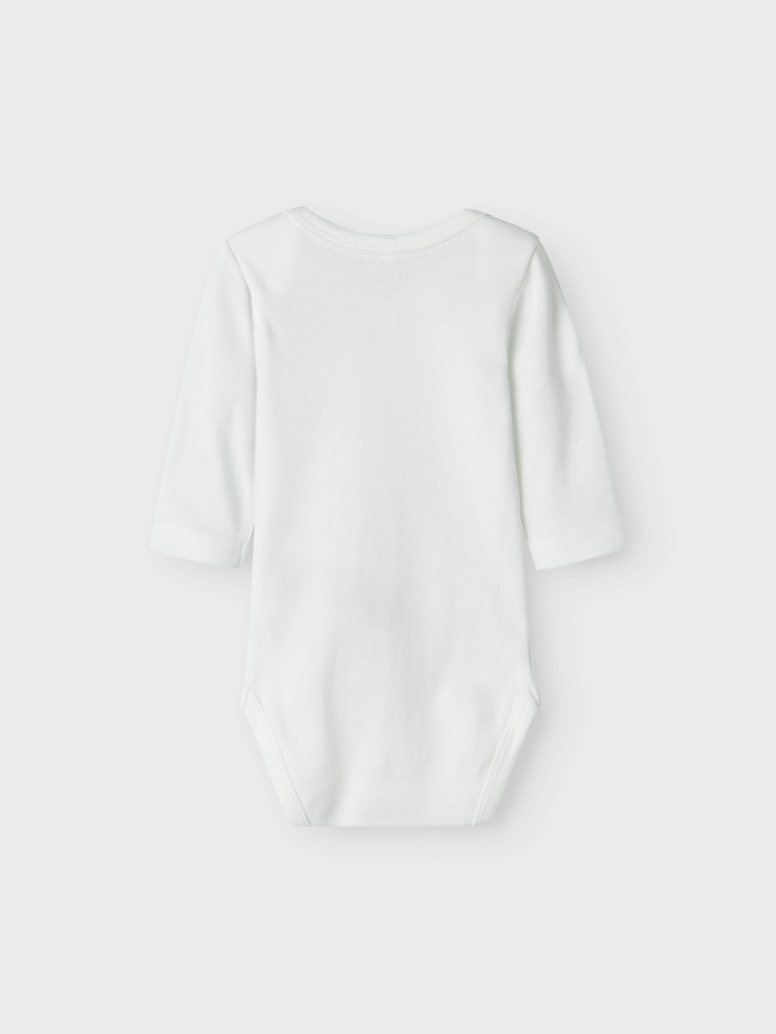 Name It Langarmbody NBFBODY 3P LS IBIS ROSE DEER NOOS (Packung, 3-tlg)