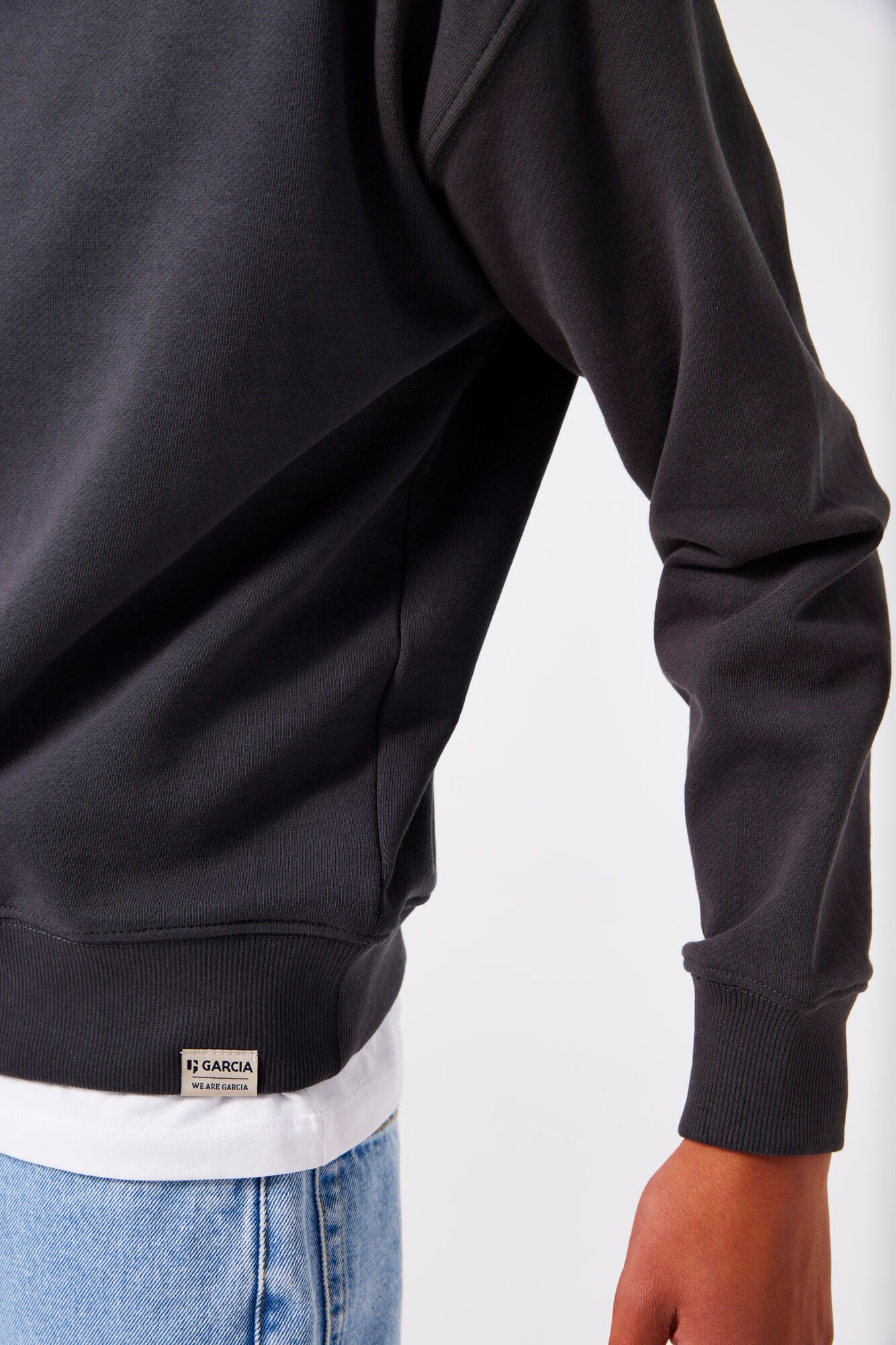Garcia Sweater mit Rippbündchen günstig online kaufen