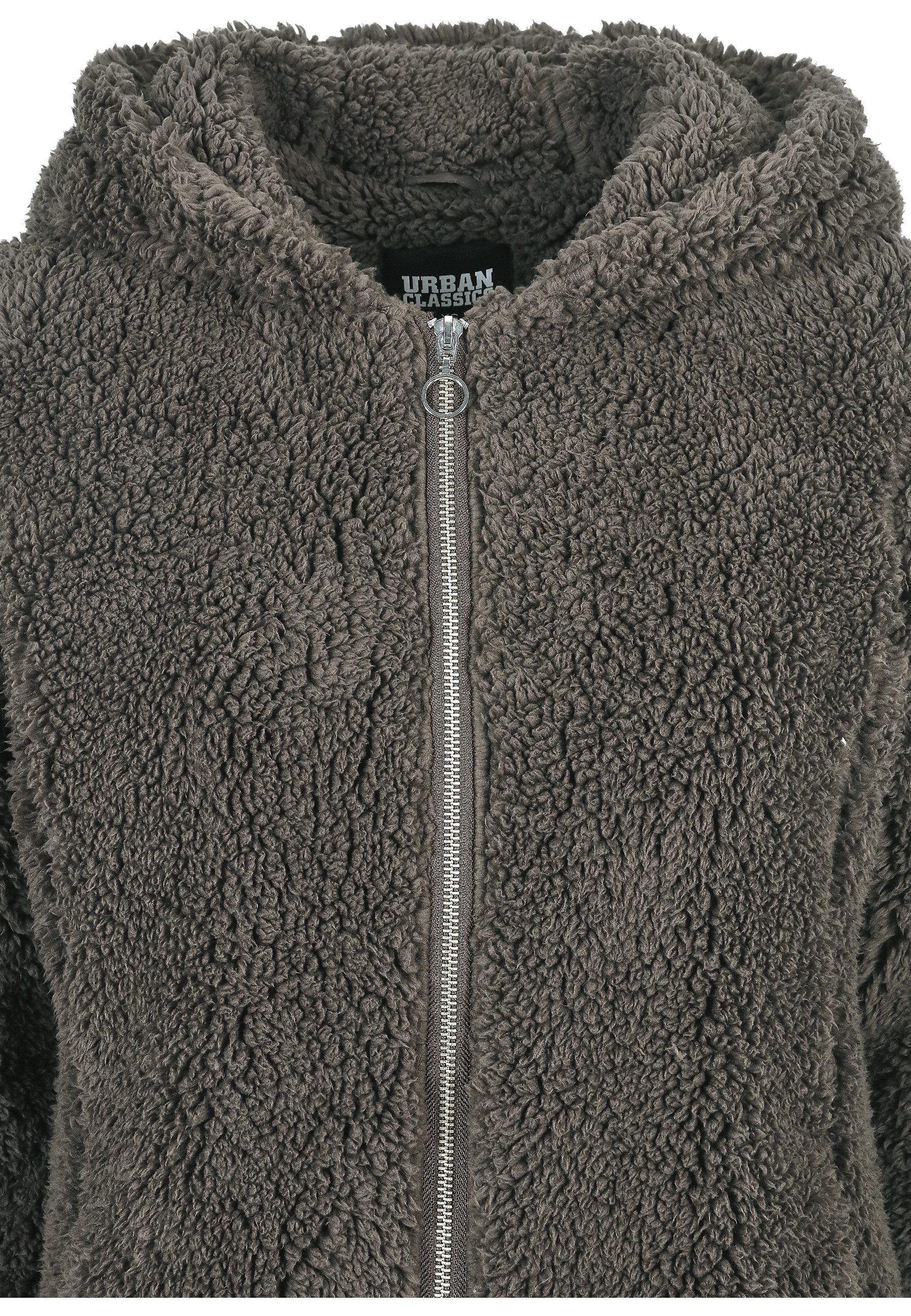 URBAN CLASSICS Langmantel Urban Classics Damen Ladies Sherpa Jacket – Bild 3 von 5