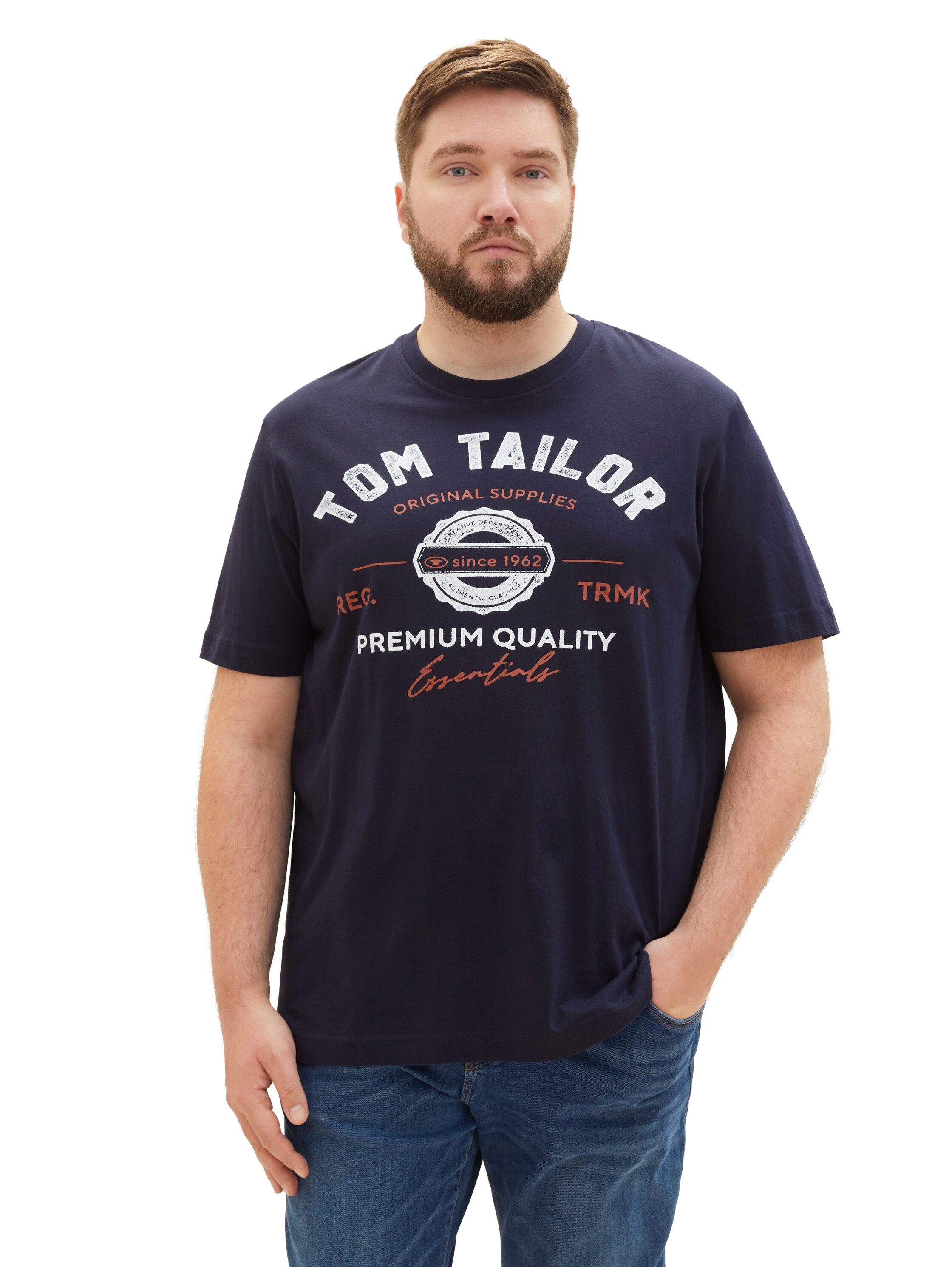 TOM TAILOR PLUS T-Shirt mit Logo-Print günstig online kaufen