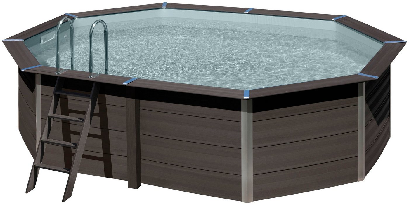 Thumbnail - Gre Ovalpool Avantgarde (Set), 6-tlg., Composite Pool, BxLxH: 386x524x124 cm