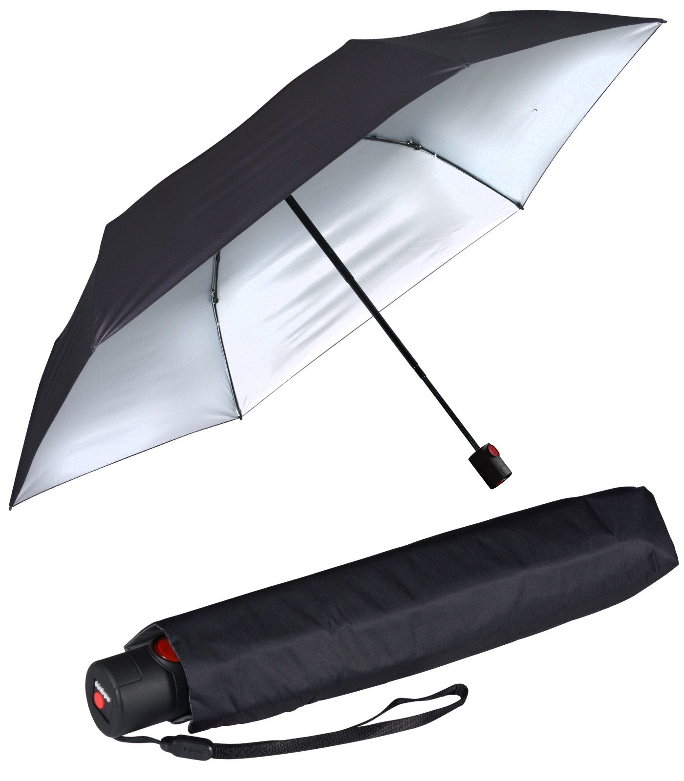 Knirps® Taschenregenschirm U.200 Ultra Light Duomatic - UV coated, mit UV- und Hitzeschutz und Auf-Zu-Automatik