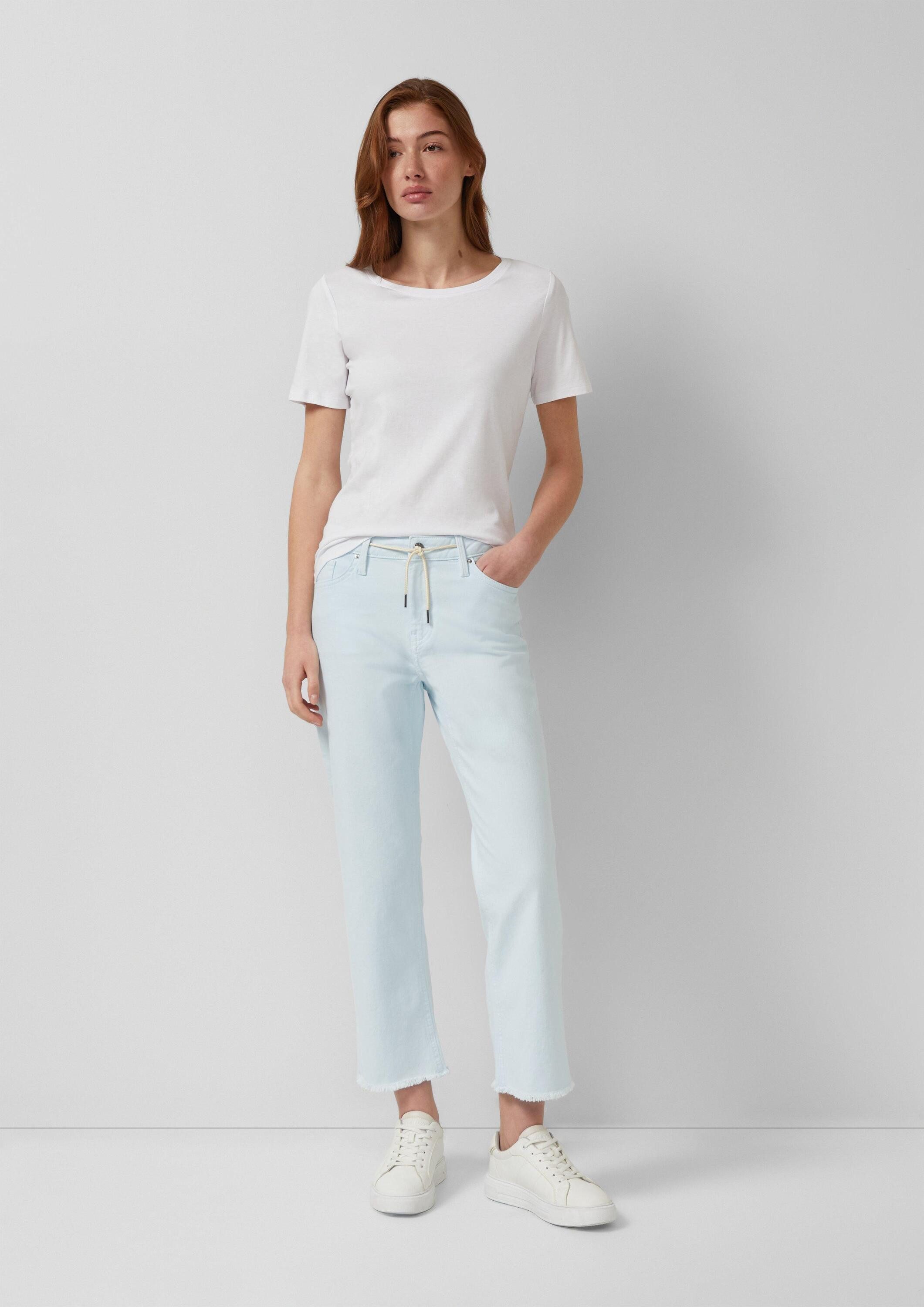 s.Oliver Regular-fit-Jeans Jeans-Hose KAROLIN Cropped Jeans Karolin / Regular Fit / Mid Rise / Straight Leg