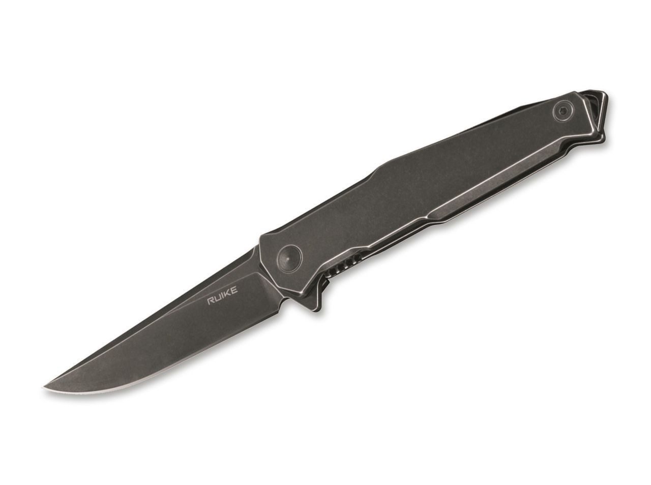 Ruike Universalmesser Ruike P108-SB Black stonewashed knife