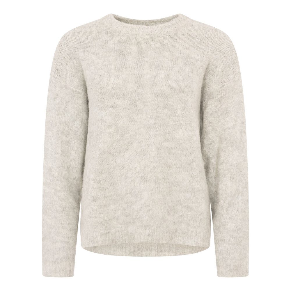 Rundhalspullover Zwillingsherz Brushed Alpaka Pullover