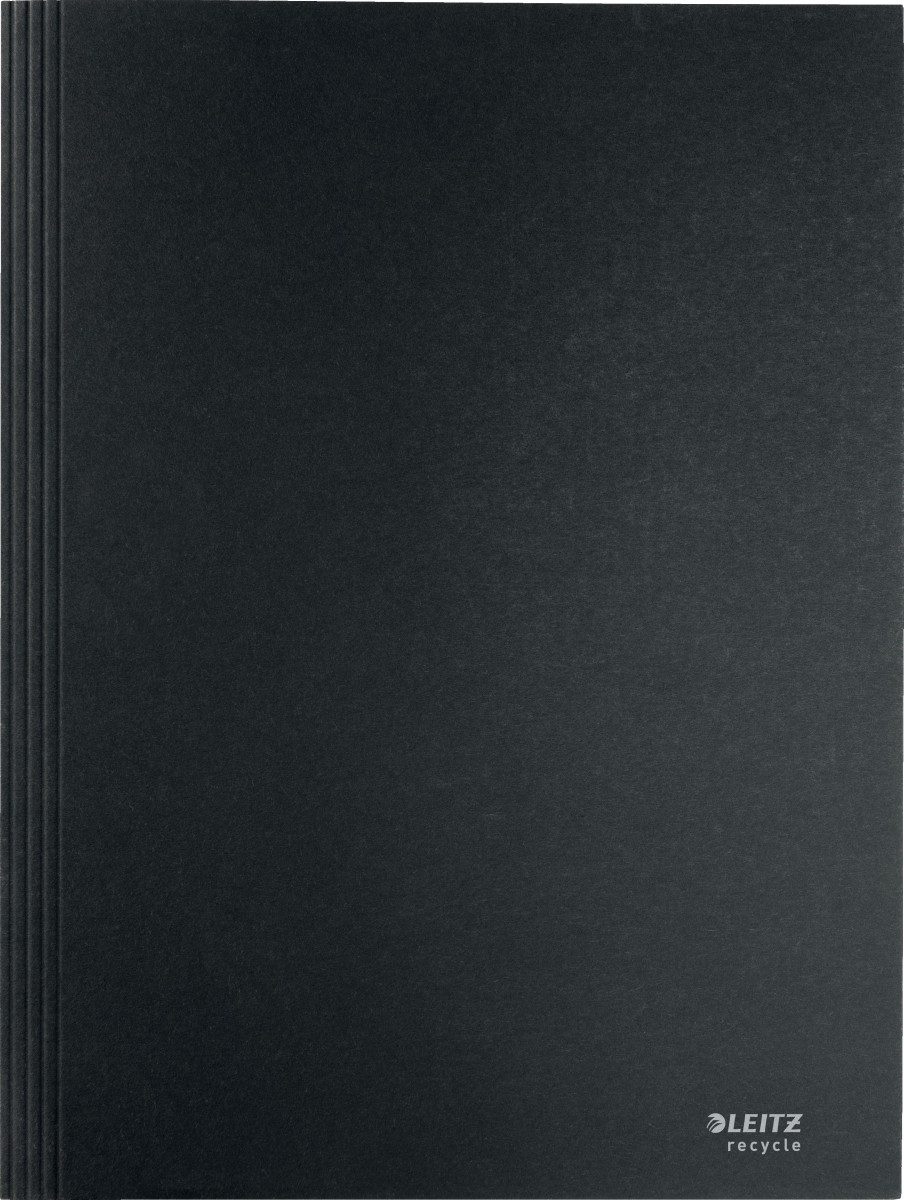 LEITZ Fächermappe Jurismappe Recycle A4 Karton schwarz