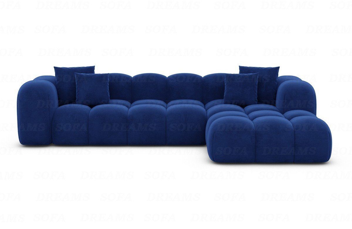 Sofa Dreams Ecksofa Stoffsofa Eckcouch Polster Eck Sofa Formentera L Form kurz Stoff, Loungesofa
