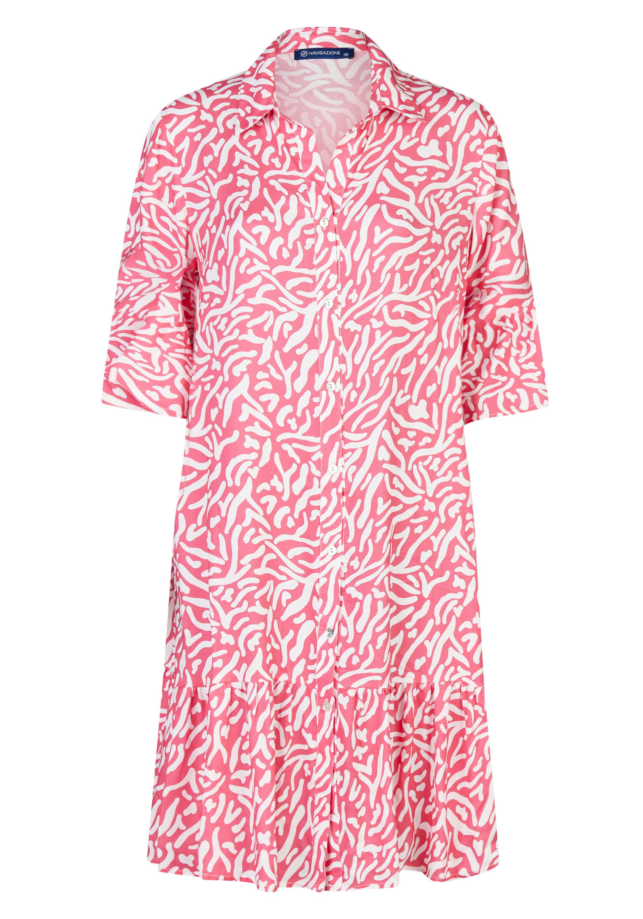 NAVIGAZIONE Blusenkleid Statementmuster