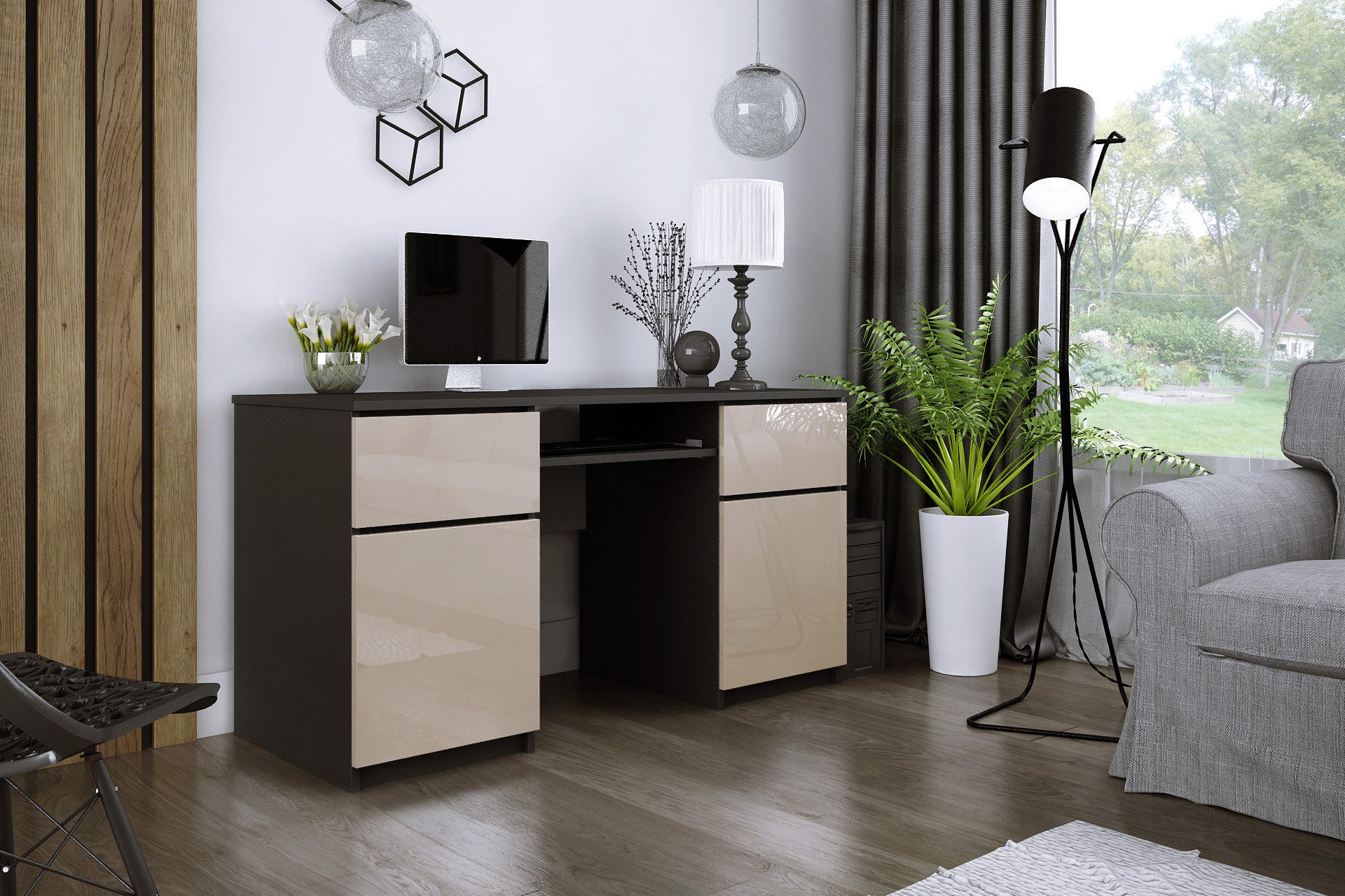 Faizee Möbel Schreibtisch ZOE 135 cm günstig online kaufen