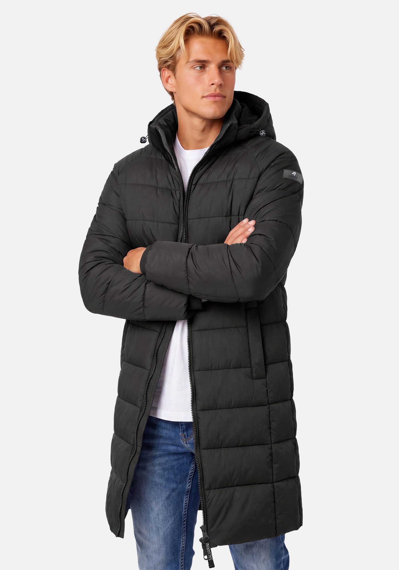 Alessandro Salvarini Winterjacke ASLoongi mit warmem Teddyfell und abnehmbarer Kapuze – Bild 3 von 5