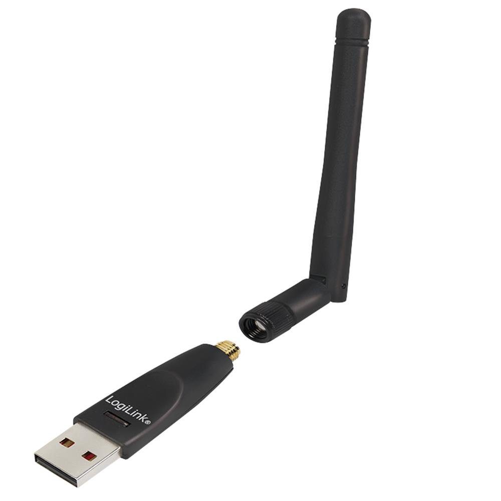 LogiLink WLAN-Stick WL0151A, Wireless LAN Mbit/s 802.11b/g/n USB 150 2.0 Micro-Adapter
