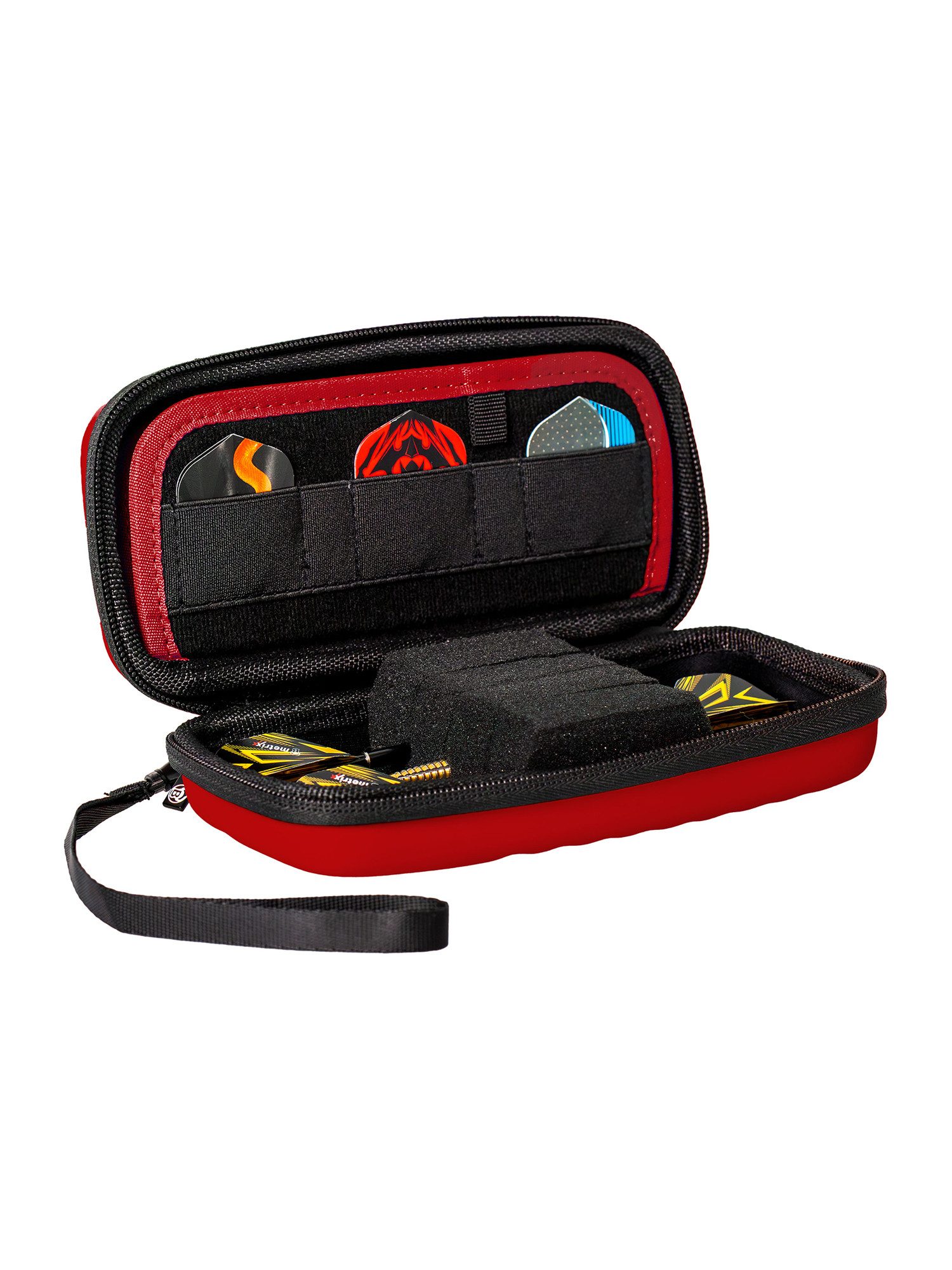 BULL'S Dartpfeil Orbis HS Carbon Darttasche Dartbox Pfeilaufbewahrung Darts-Etui, unisex neutral