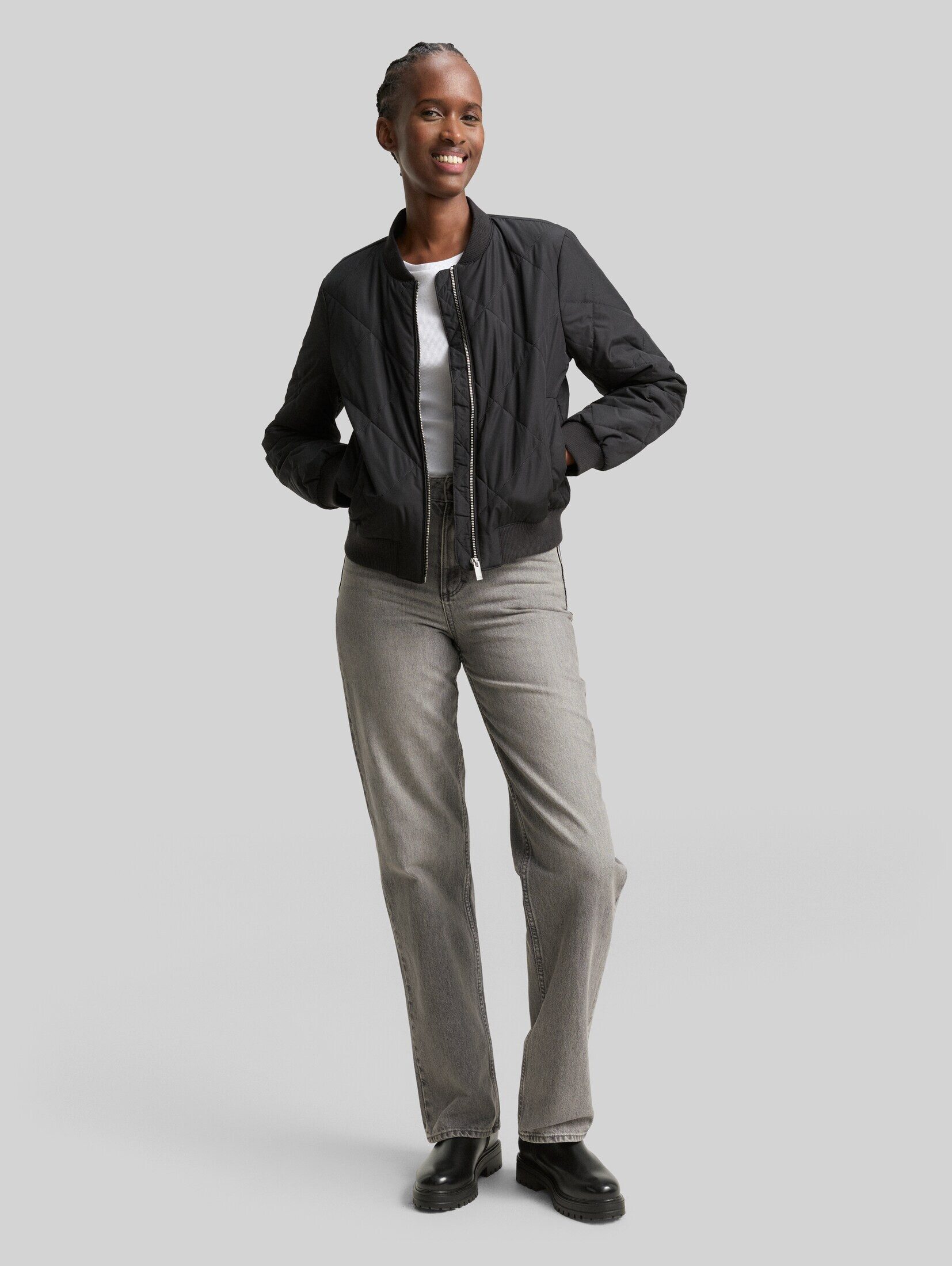 TOM TAILOR Denim Straight-Jeans Jeanshosen TTELIN STRAIGHT Jeans