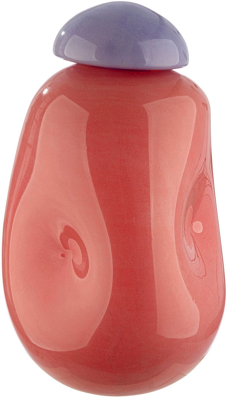 GILDE Tischvase Vase Candy rosa H. 26 cm (1 St)