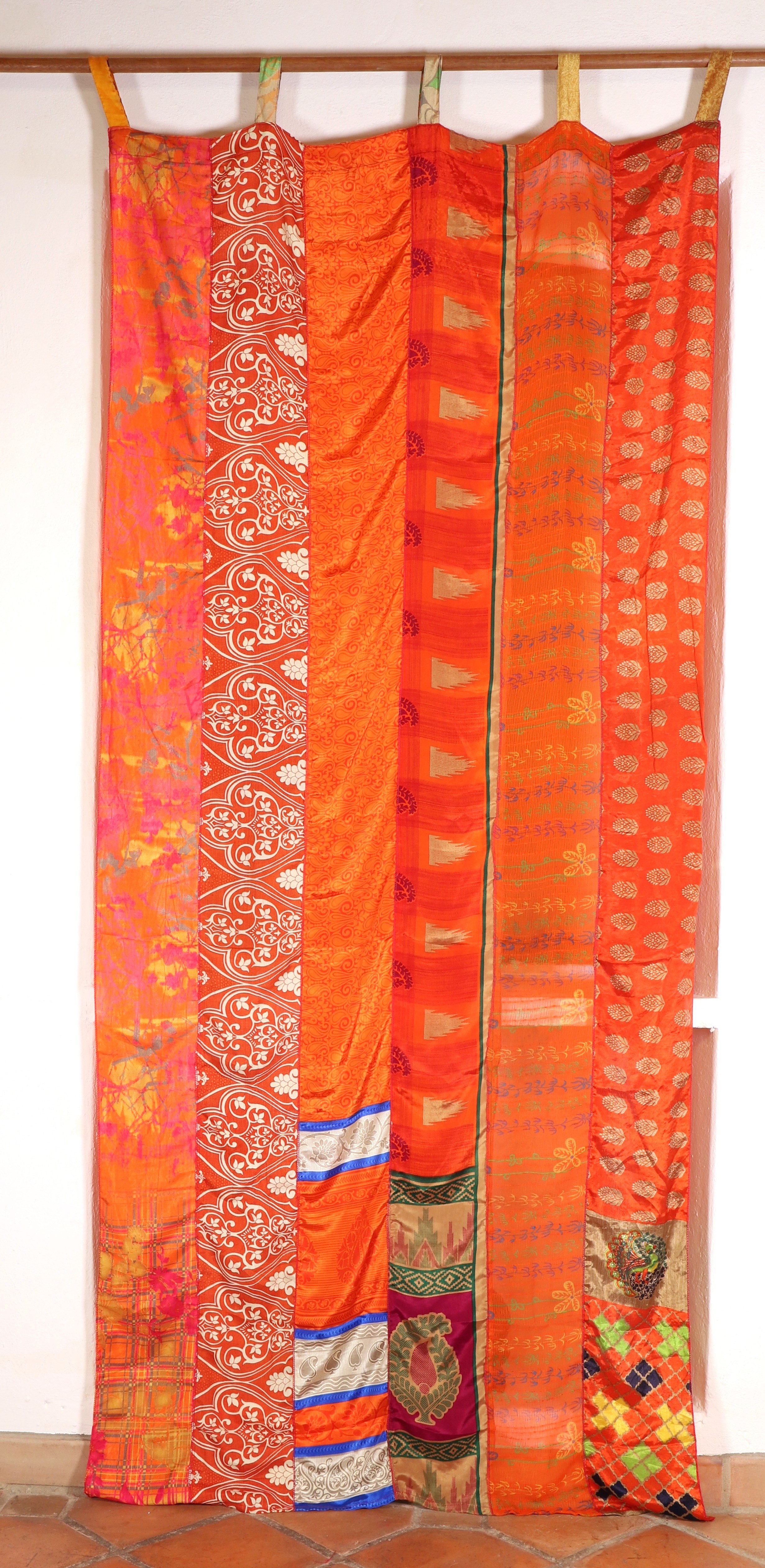 Guru-Shop Vorhang Seidiger Vorhang(1 Stk) indische Boho Gardine.. günstig online kaufen