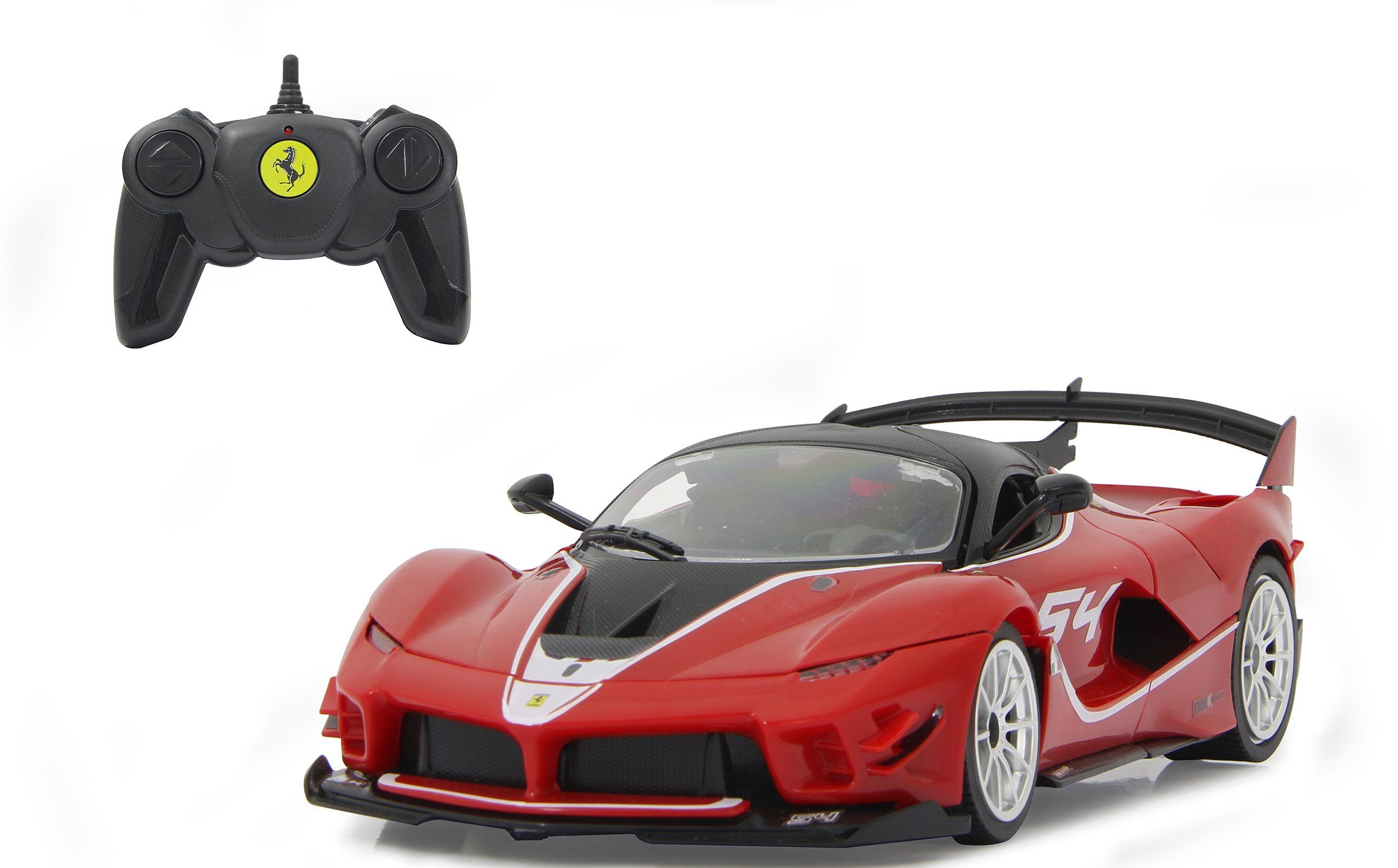 Jamara Modellbausatz Ferrari FXX K Evo 1:18, rot - 2,4 GHz, Maßstab 1:18