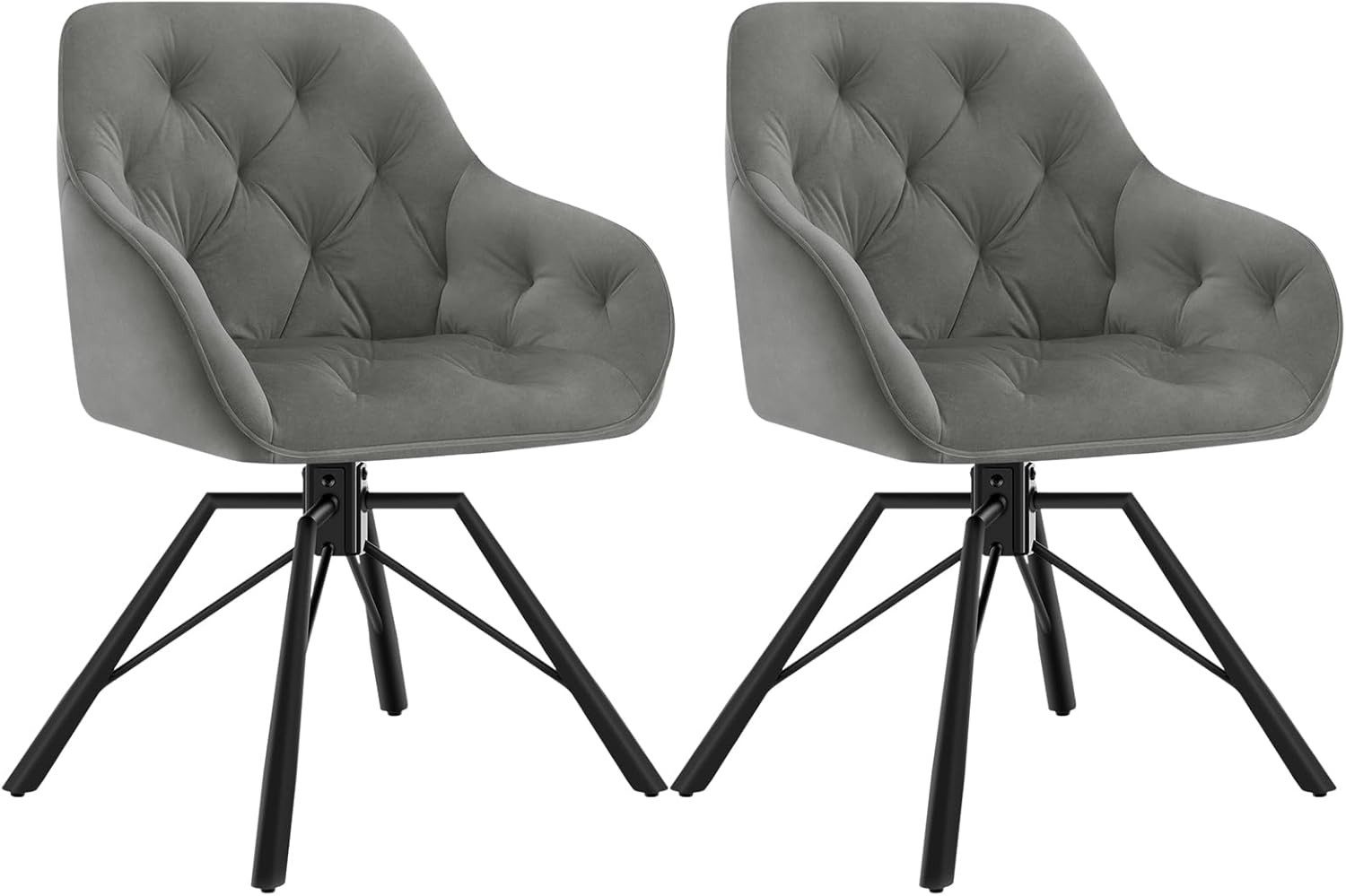 Woltu 4-Fußstuhl (2 St), drehbar, Esszimmerstuhl für Esszimmer Küche Wohnzi günstig online kaufen