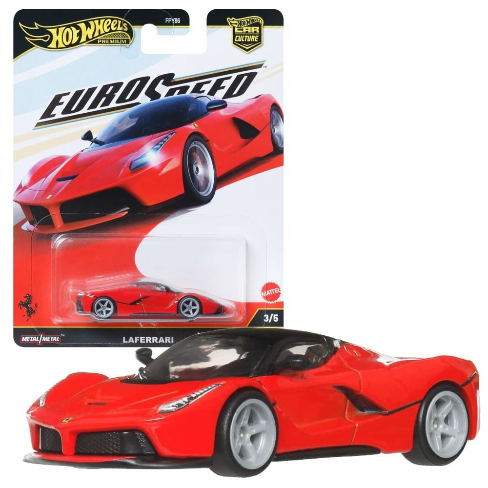 Hot Wheels Spielzeug-Rennwagen La Ferrari JBK55 Hot Wheels Premium Car Culture Fahrzeug