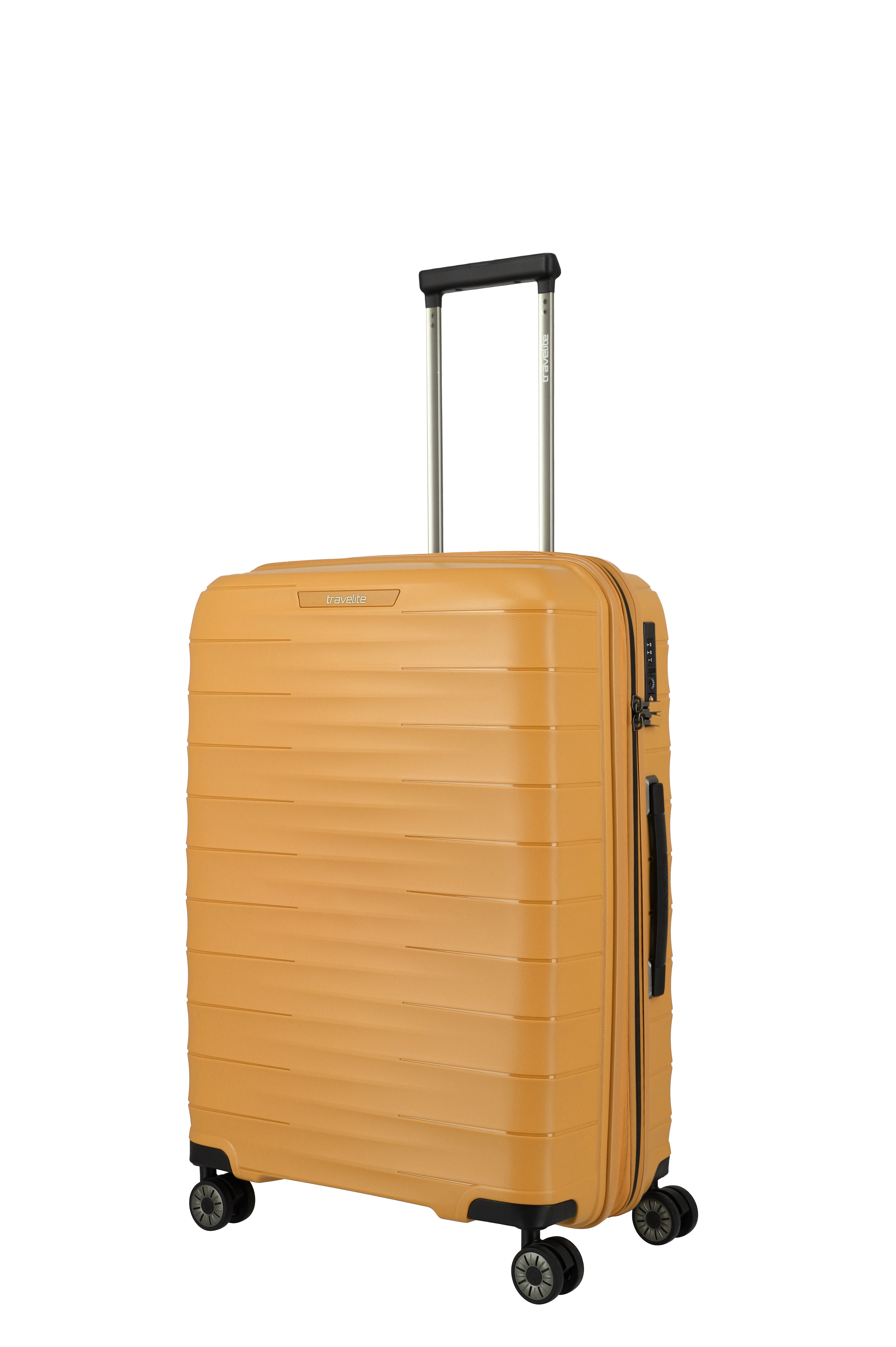 travelite Trolley MOOBY Koffer Hartschale, 4 Rollen, mit TSA-Schloss und kratzresistenter Oberfläche – leicht und robust