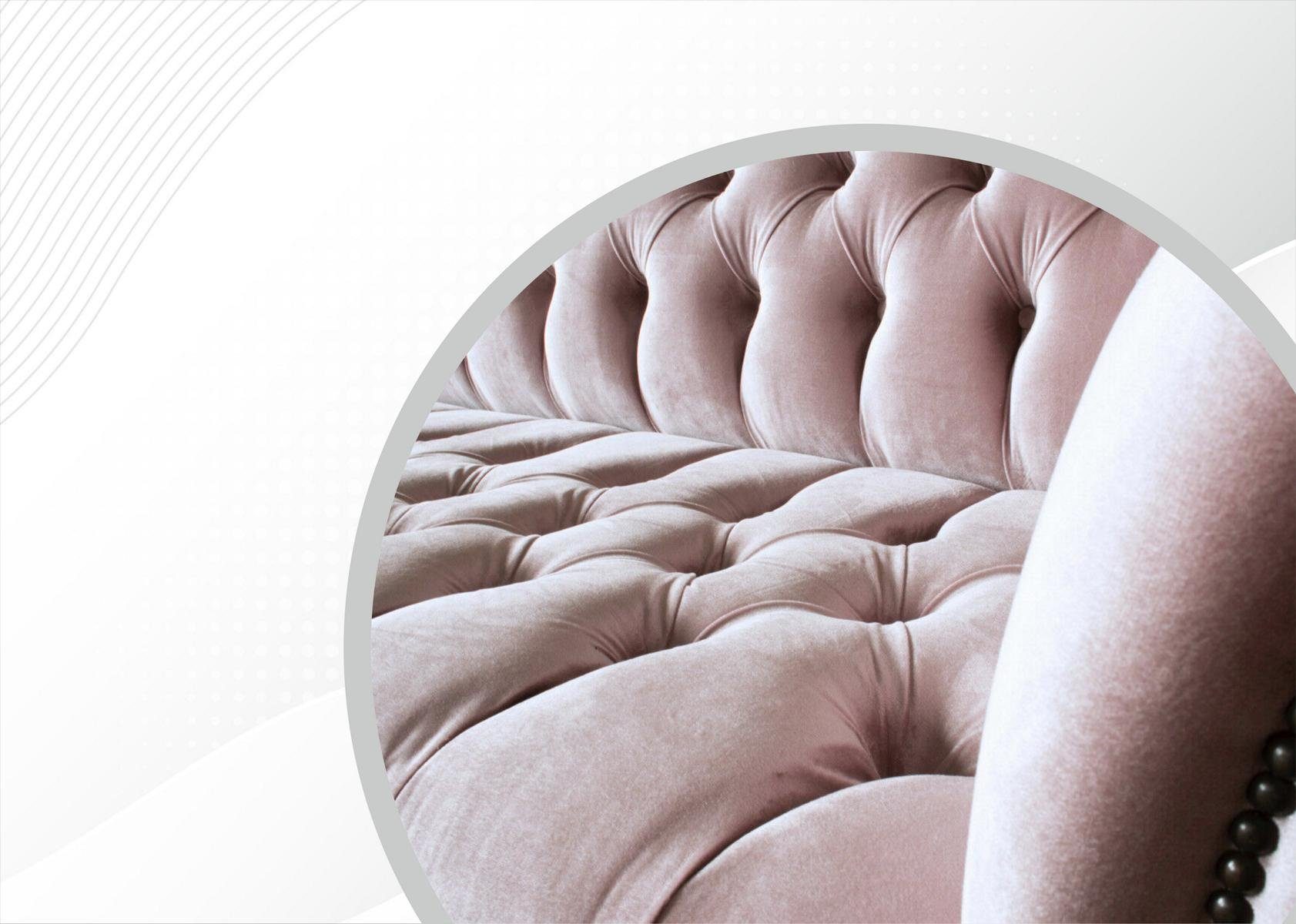 Couch Sofa Chesterfield Sitzer 4 cm Sofa 265 Design Chesterfield-Sofa, JVmoebel