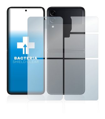 upscreen Schutzfolie für Samsung Galaxy Z Flip 3 5G (Display+Rückseite), Displayschutzfolie, Folie Premium klar antibakteriell