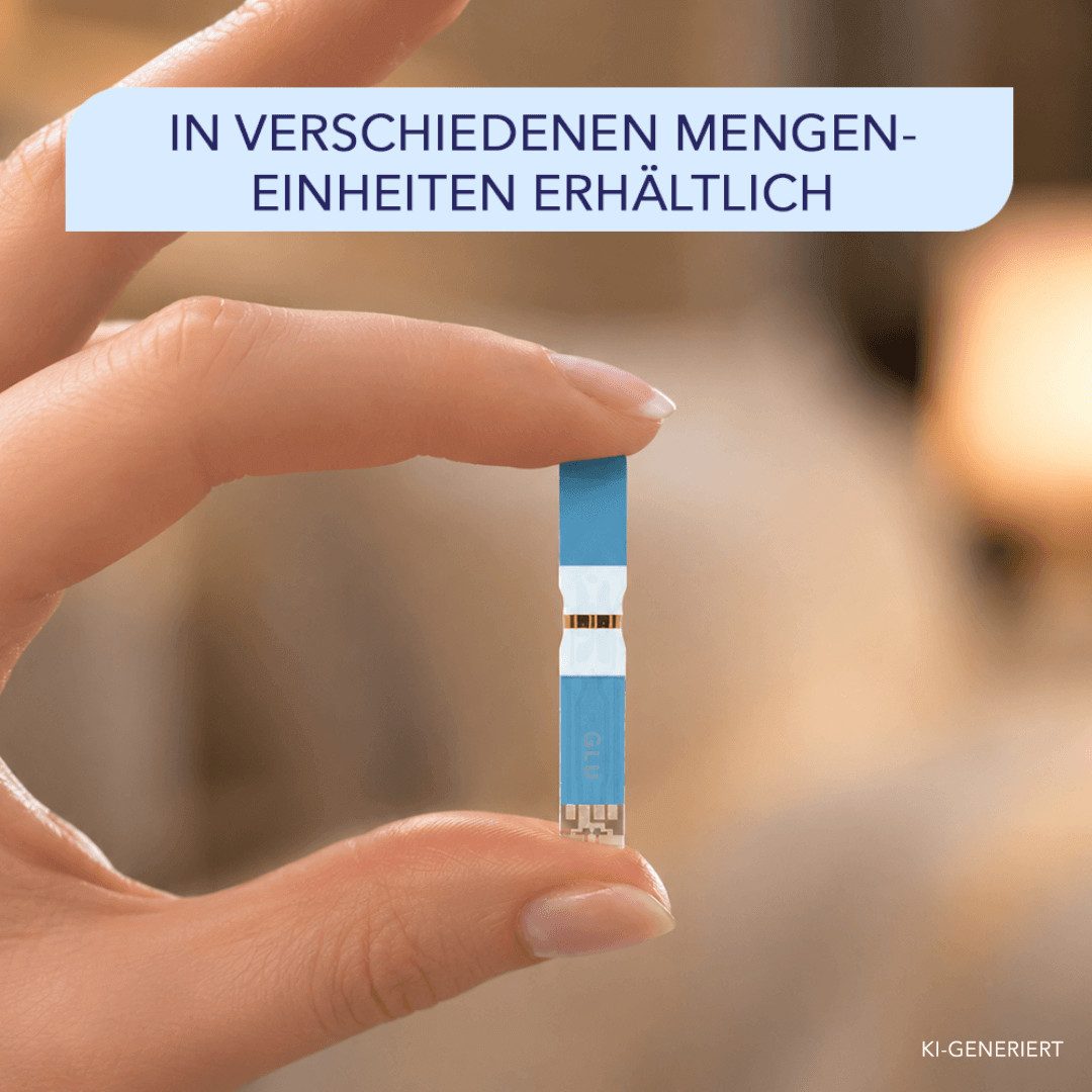 IEA Medical Blutzucker-Teststreifen für IEA Medical Blutzuckermessgerät AC-309, 50-tlg., klinisch verifizierte Genauigkeit, für Diabetes und Glukoseüberwachung