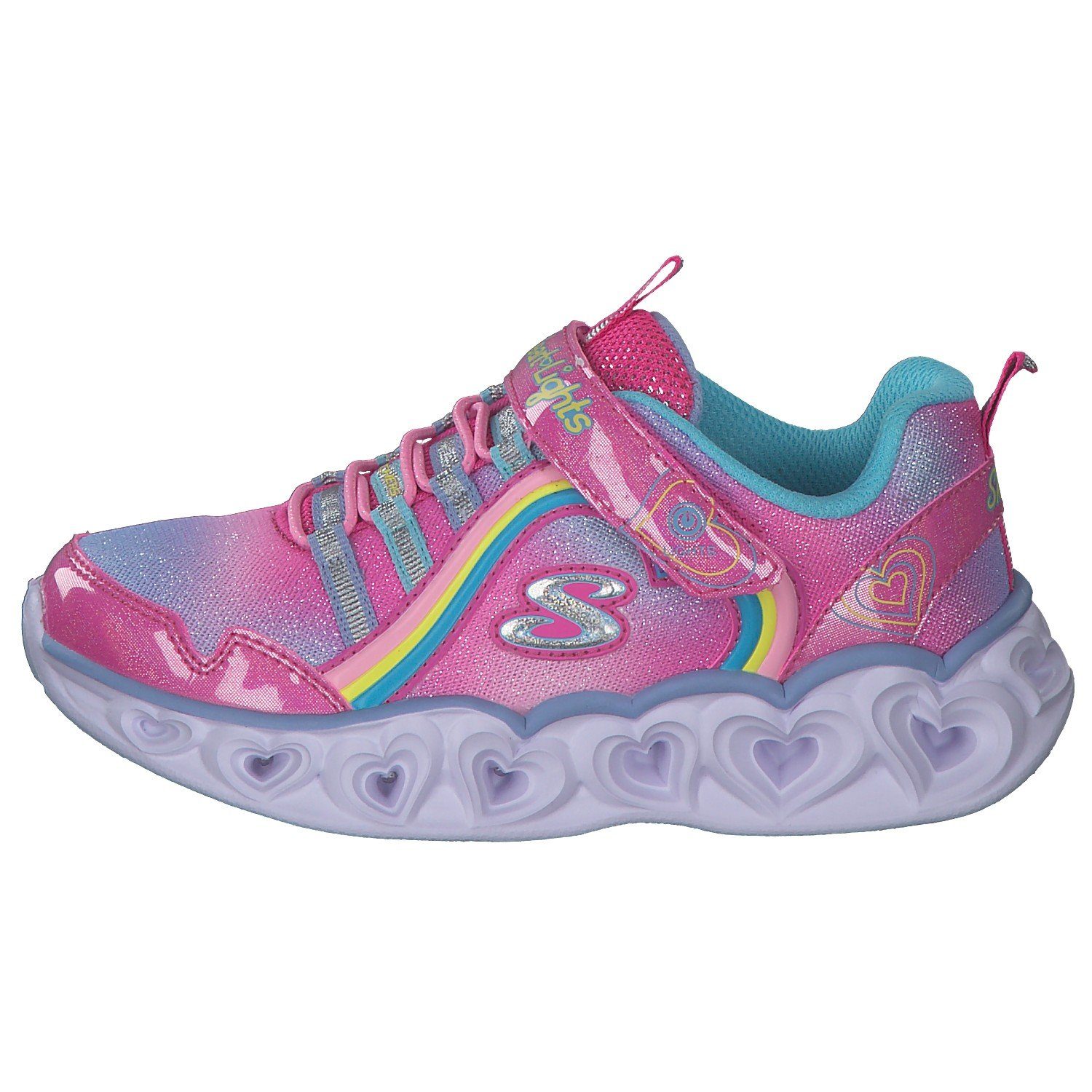 Skechers Skechers Heart 302308L Rainbow Sneaker (20202662) Lights Pink Lux
