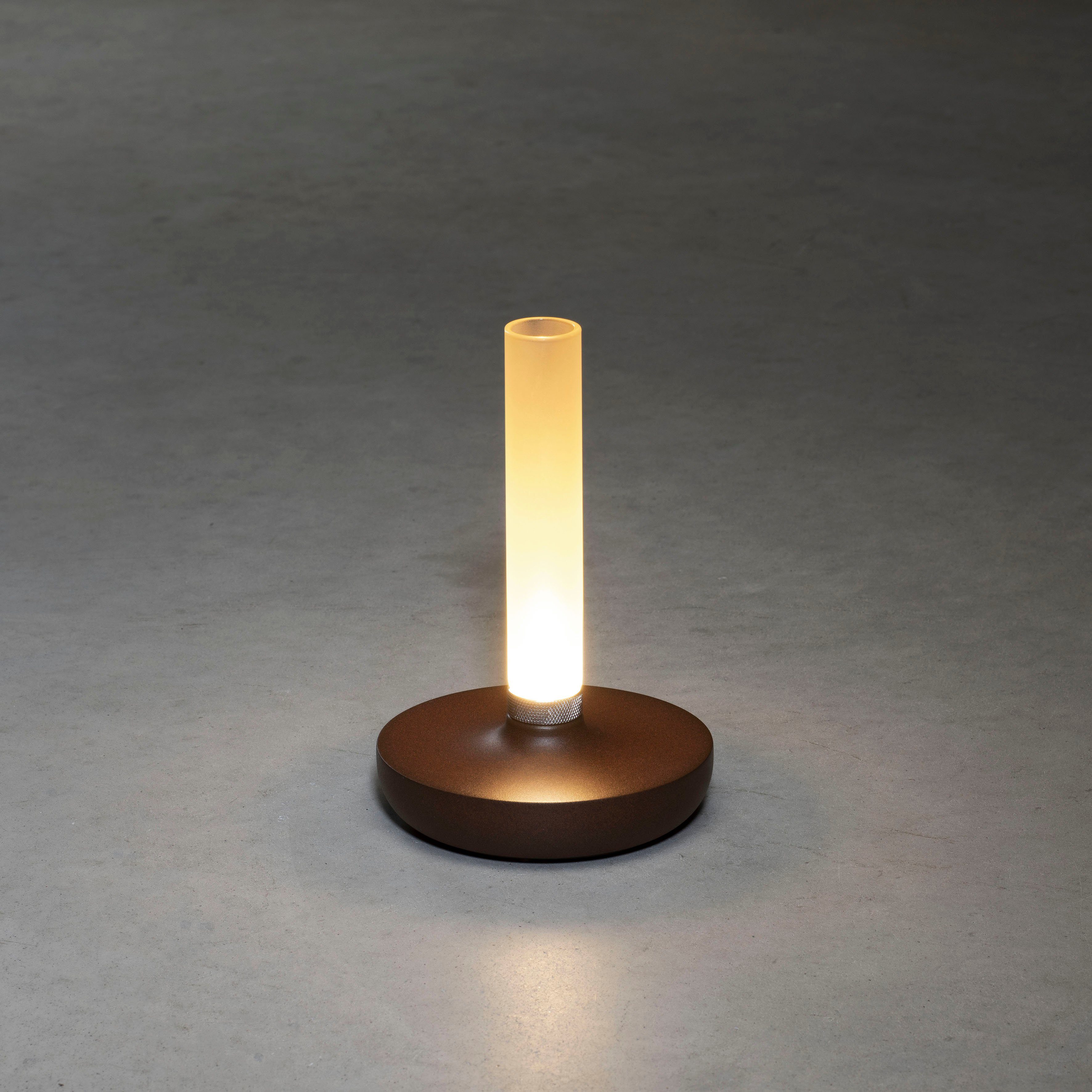 KONSTSMIDE LED Tischleuchte Biarritz, LED fest integriert, Warmweiß, Biarritz USB-Tischleuchte, 1800/2700/4000K, dimmbar