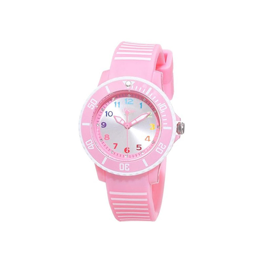 Quarzuhr s.Oliver Armbanduhr mit Silikonarmband SO-4247-PQ