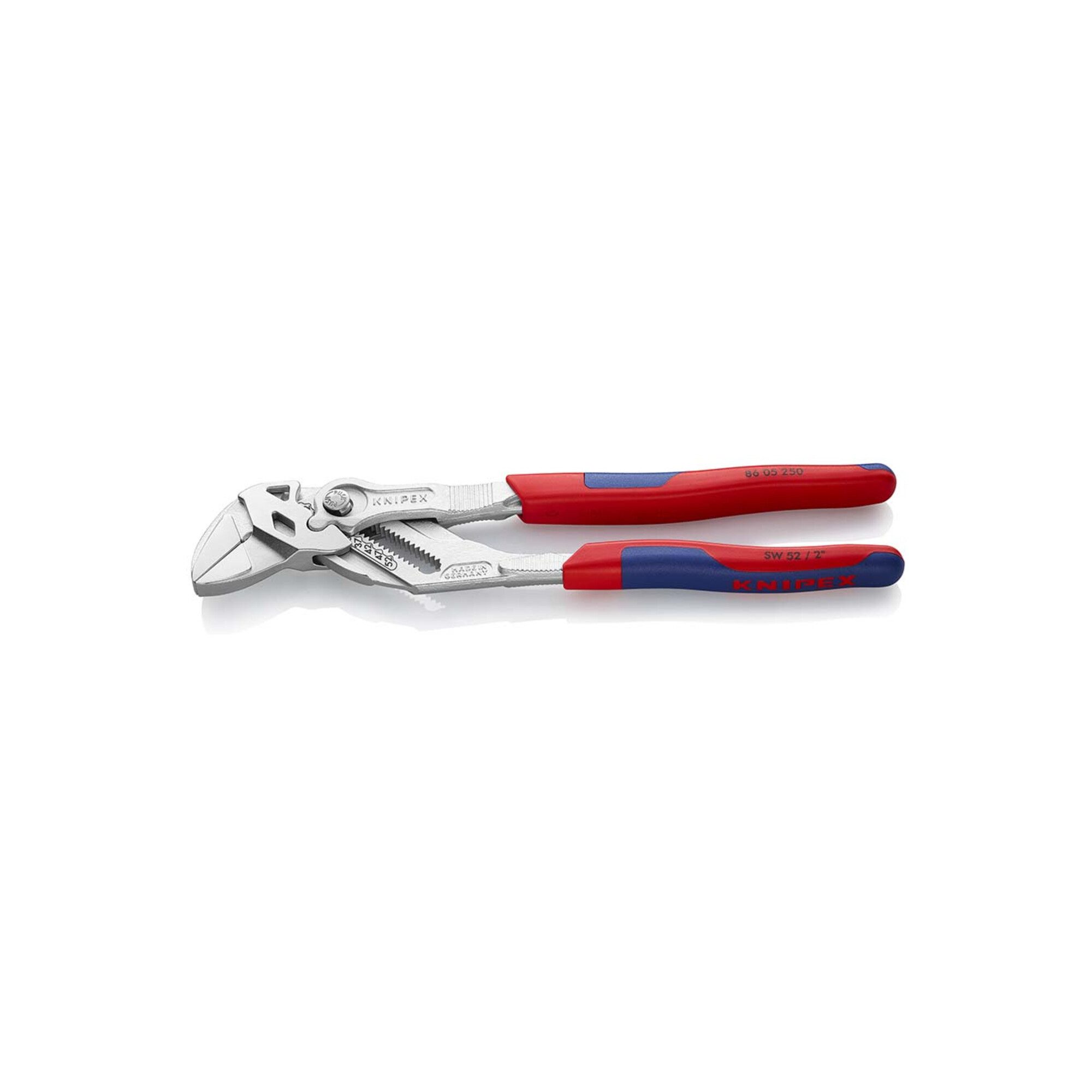 Knipex Wasserpumpenzange KNIPEX 86 05 250 Zangenschlüssel Zange und Schraubenschlüssel in einem