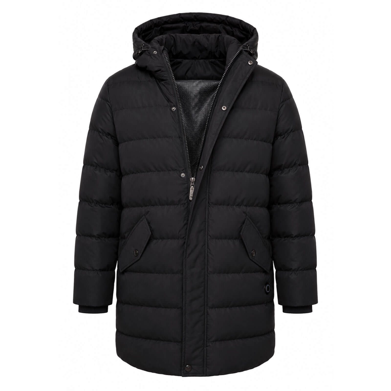 Baumfuchs Steppmantel 62560 Herren Winterparka mit Heizfunktion - Steppjacke Winterjacke 6 Heizzonen, 3 Heizstufen einstellbar, Bis zu 4 Stunden Heizdauer