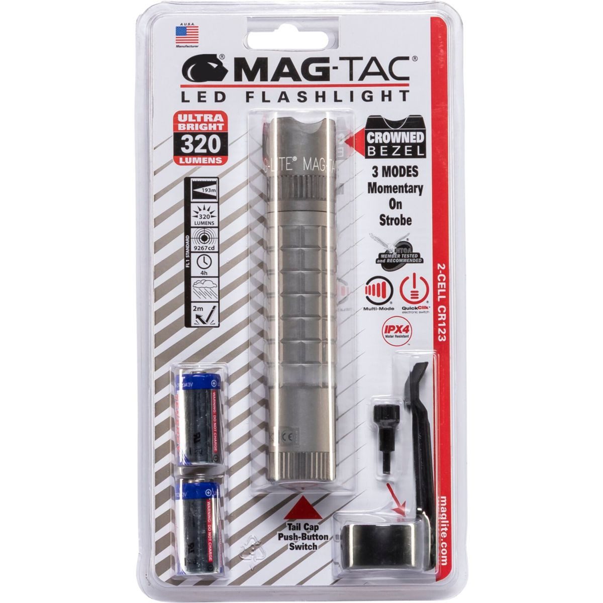 Taschenlampe Mag-Tac crowned bezel Taschenlampe