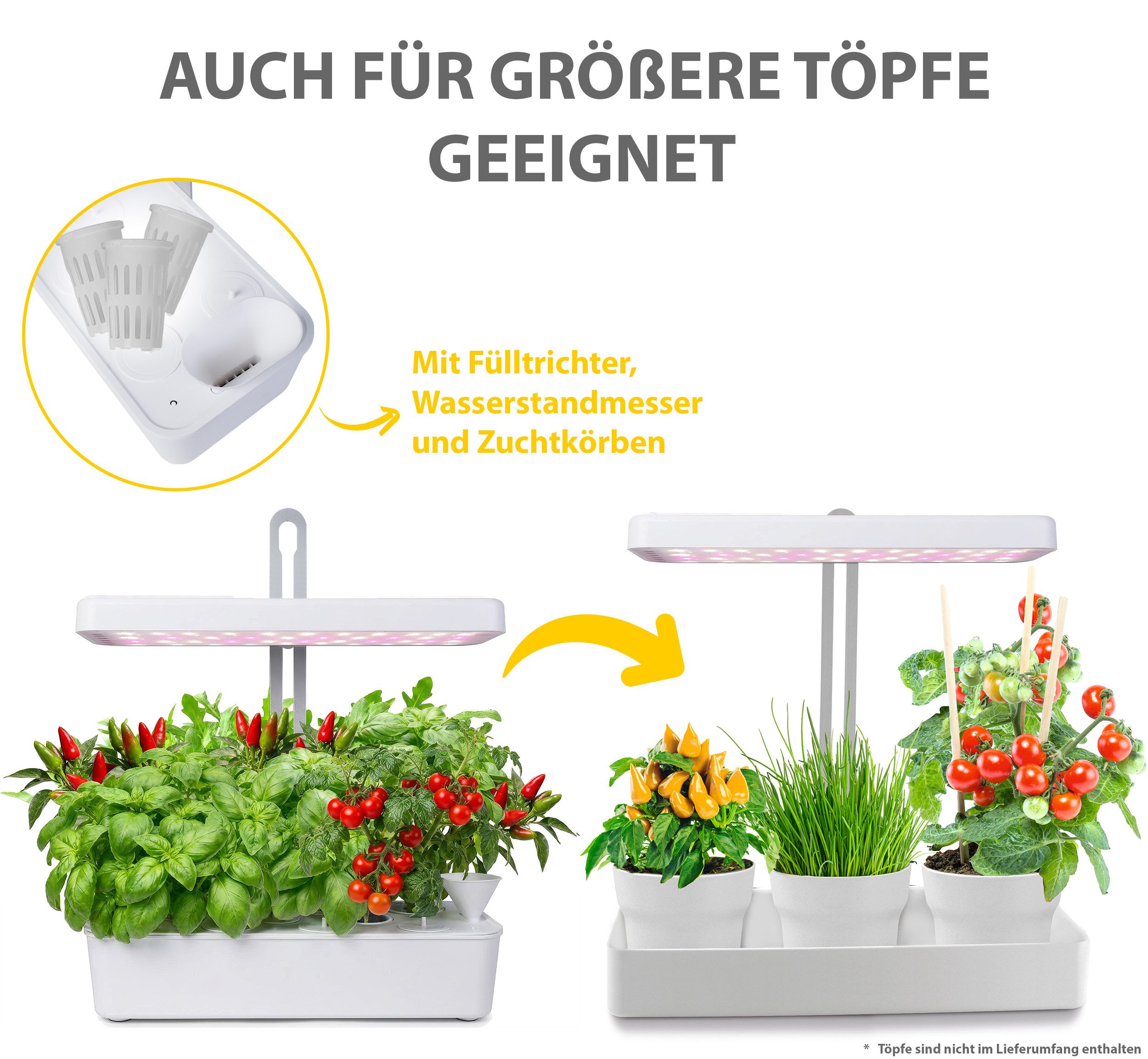 Northpoint Pflanzenlampe Northpoint LED Hydroponik Anzuchtsystem 20W Pflanzenlampe – Bild 4 von 5