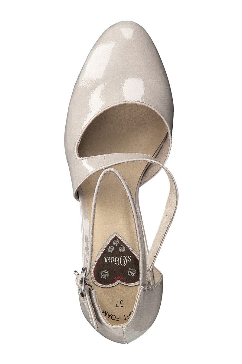 s.Oliver Trachtenpumps - PALINA - beige, schwarz Pumps