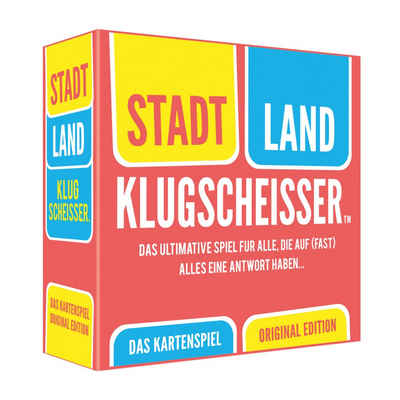 Kylskapspoesi Spiel, Stadt Land Klugscheisser Kartenspiel (Spiel)