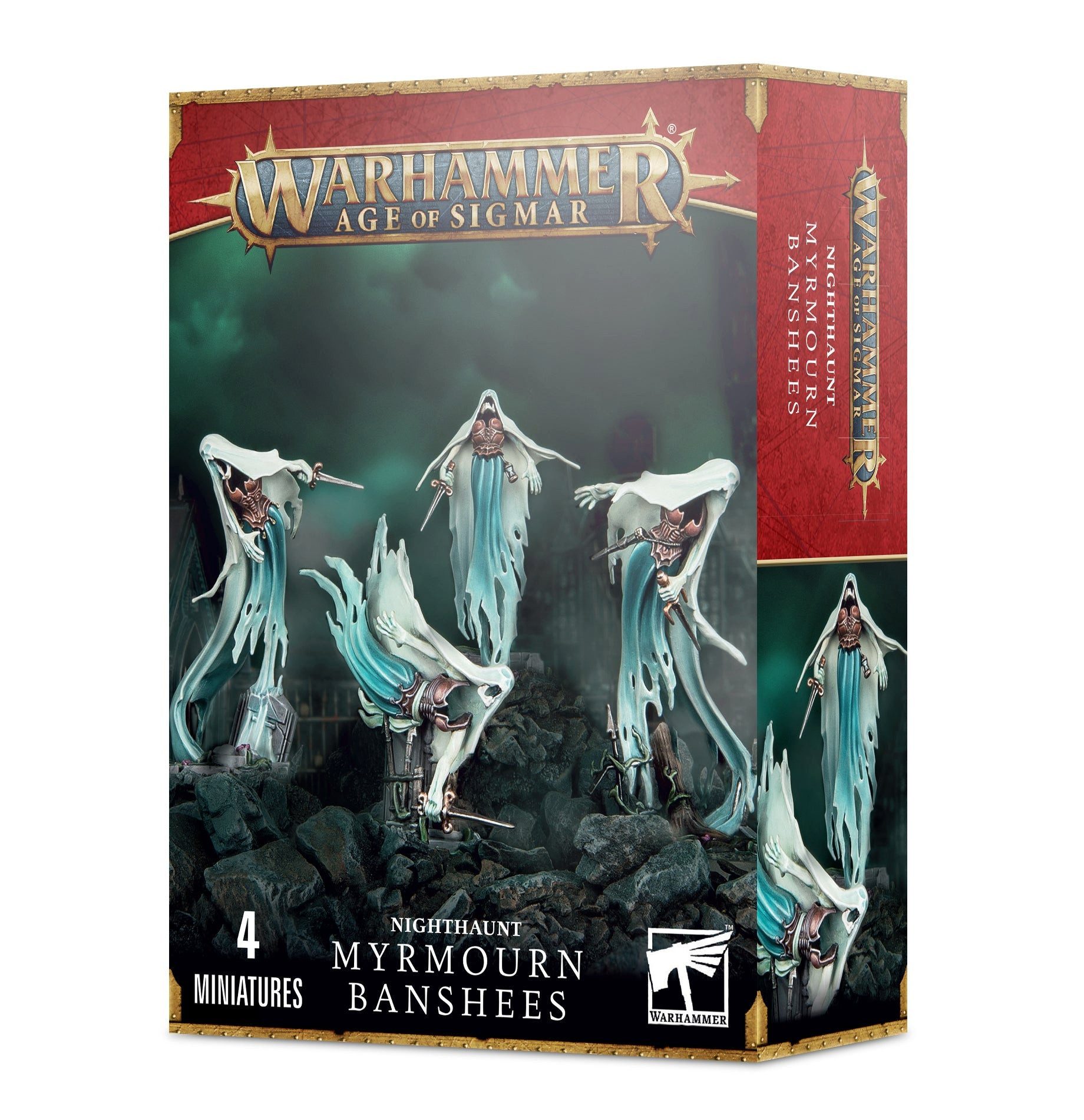 Spielfigur Warhammer Age of Sigmar Nighthaunt Myrmourn Banshees