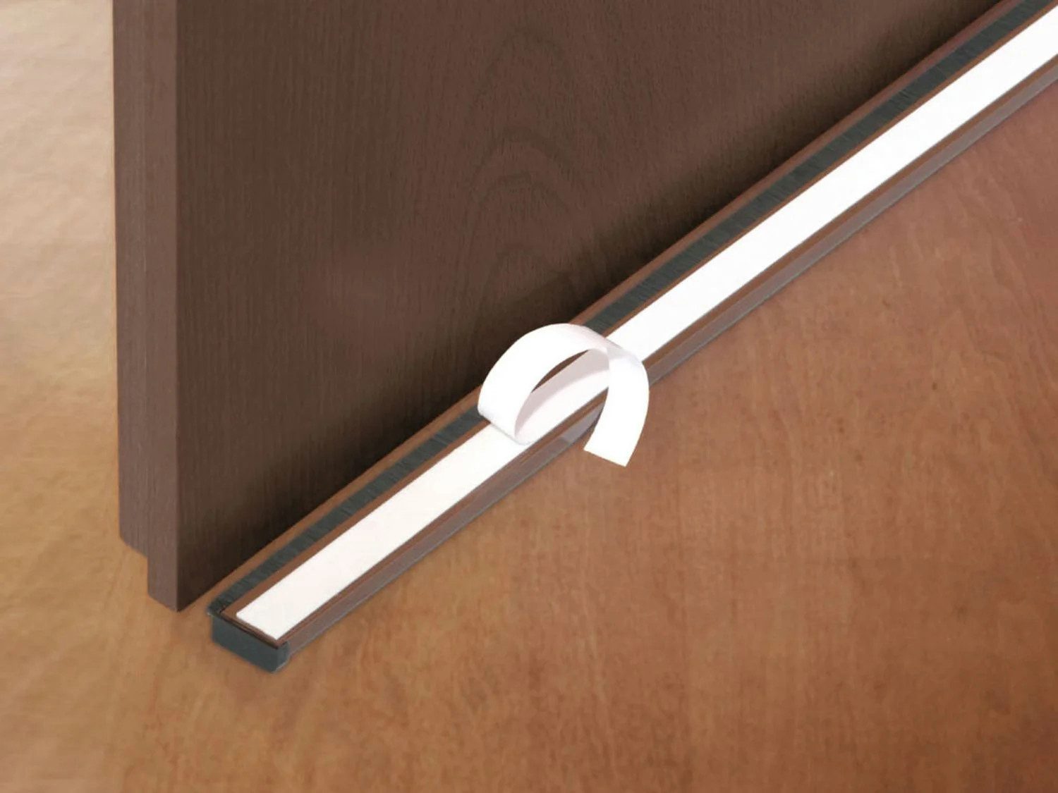 Powerfix Türbodendichtung Automatische Türdichtung Zugluftstopper kürzbar selbstklebend