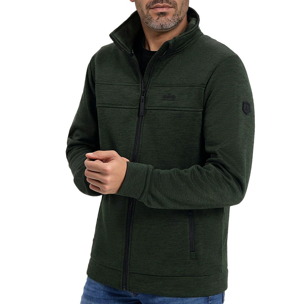 Kjelvik Strickfleecejacke Herren Jacke Wilco Fleecejacke Strickfleece mit leichtem Fleecefutter, Soft Touch – Bild 4 von 5