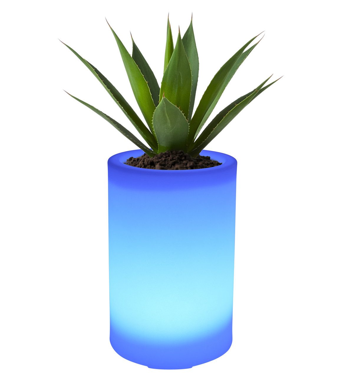 smartwares Außen-Stehlampe Smartwares LED Solarleuchte Blumentopf OSL_60085