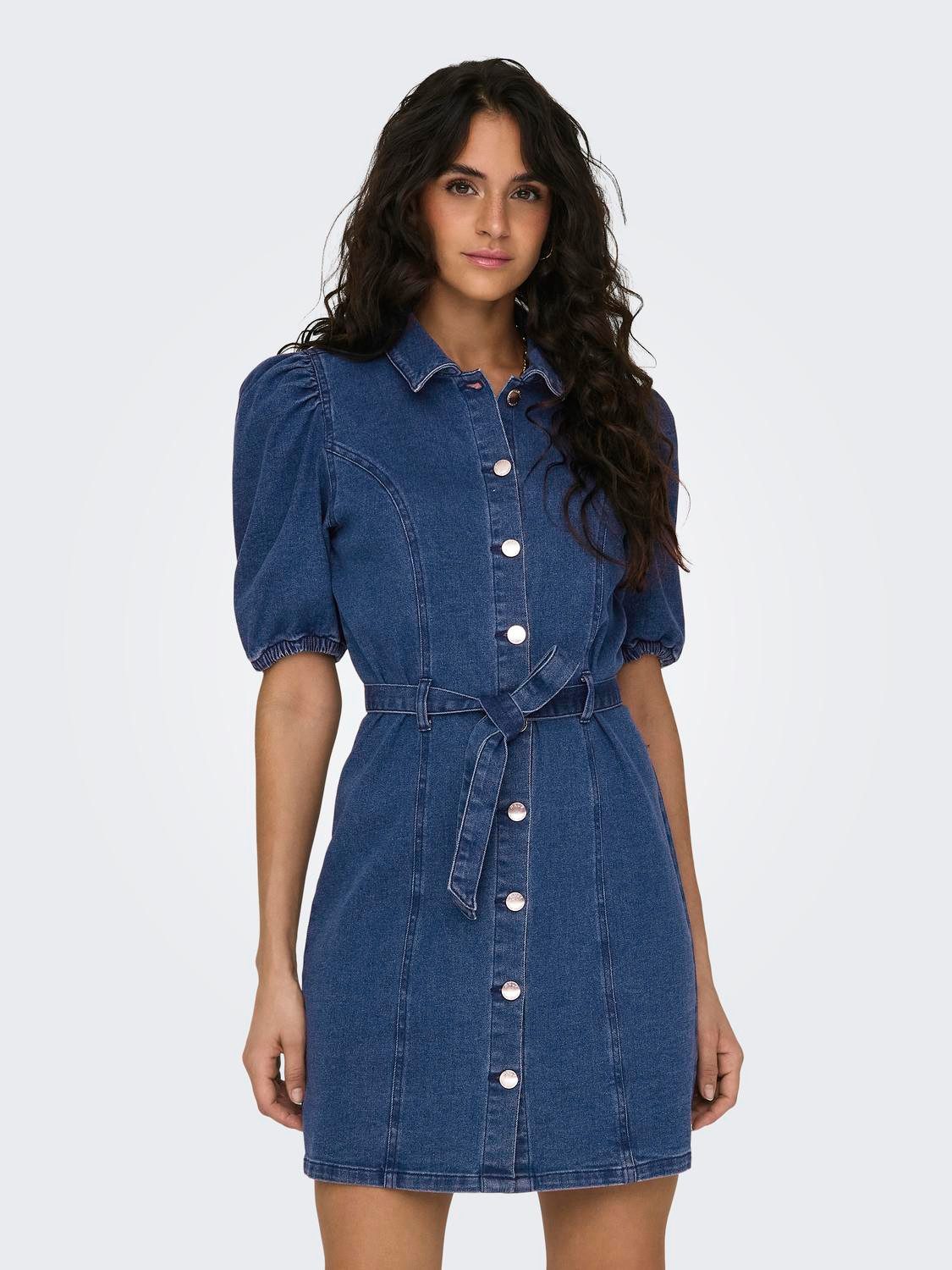ONLY Jeanskleid ONLVIBBE SS BELT DNM günstig online kaufen