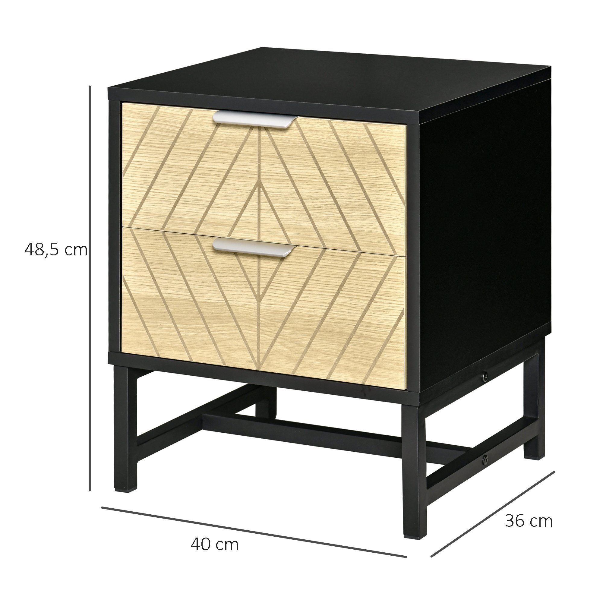 HOMCOM Nachttisch Nachttisch