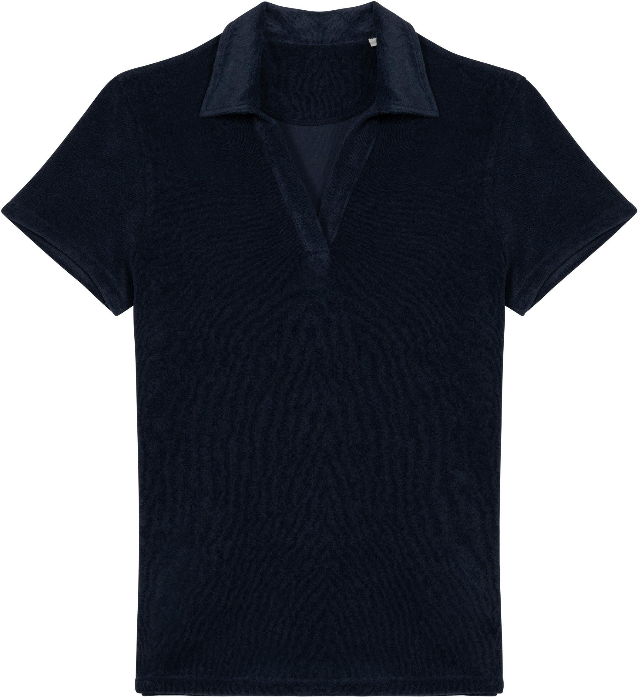Native Spirit Poloshirt Damen-Polohemd aus Frottee