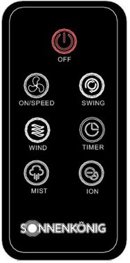 Sonnenkönig Ventilatorkombigerät Air Fresh 5S, 0.2 l / h Befeuchtungsleistung, mit Fernbedienung
